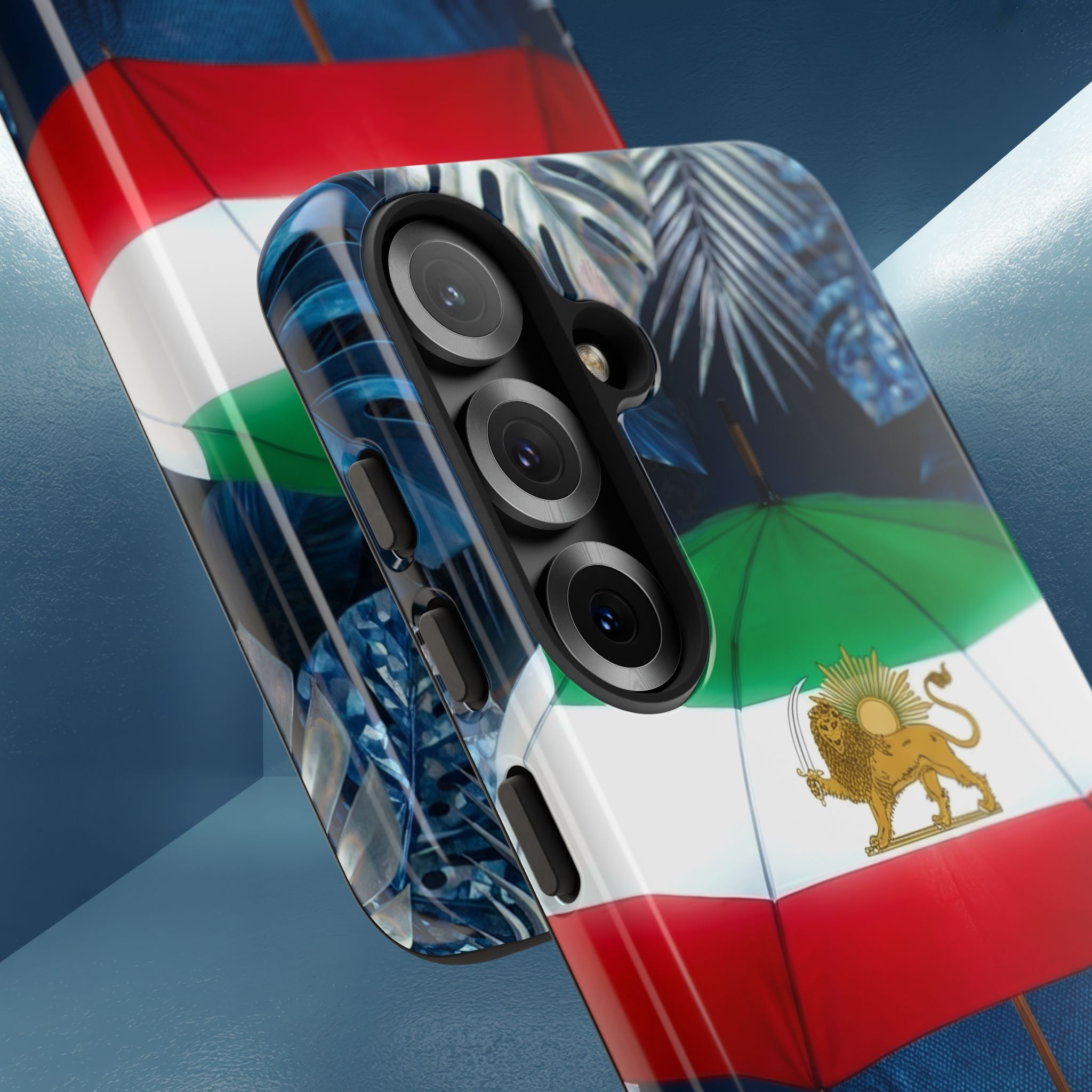 Iran Flag umbrella design phone Case