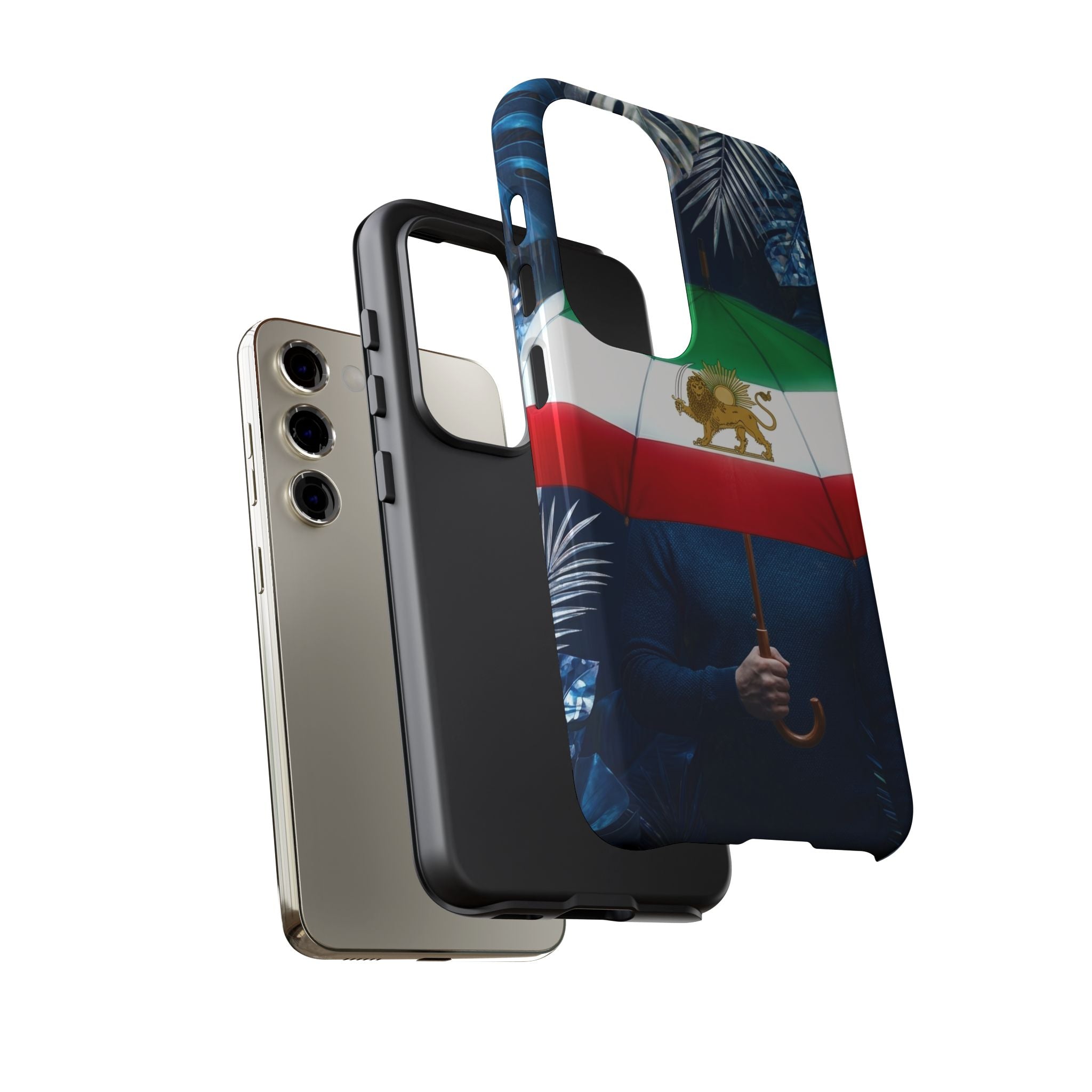 Iran Flag umbrella design phone Case