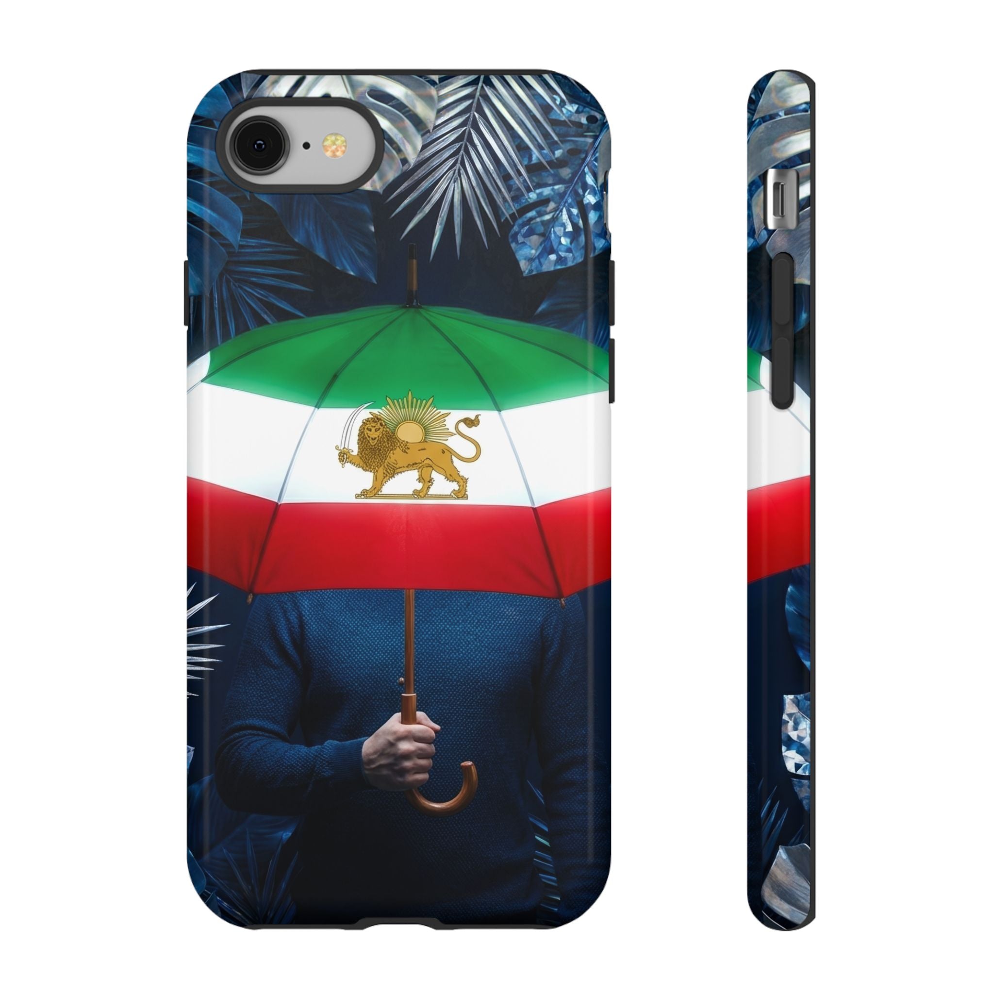 Iran Flag umbrella design phone Case