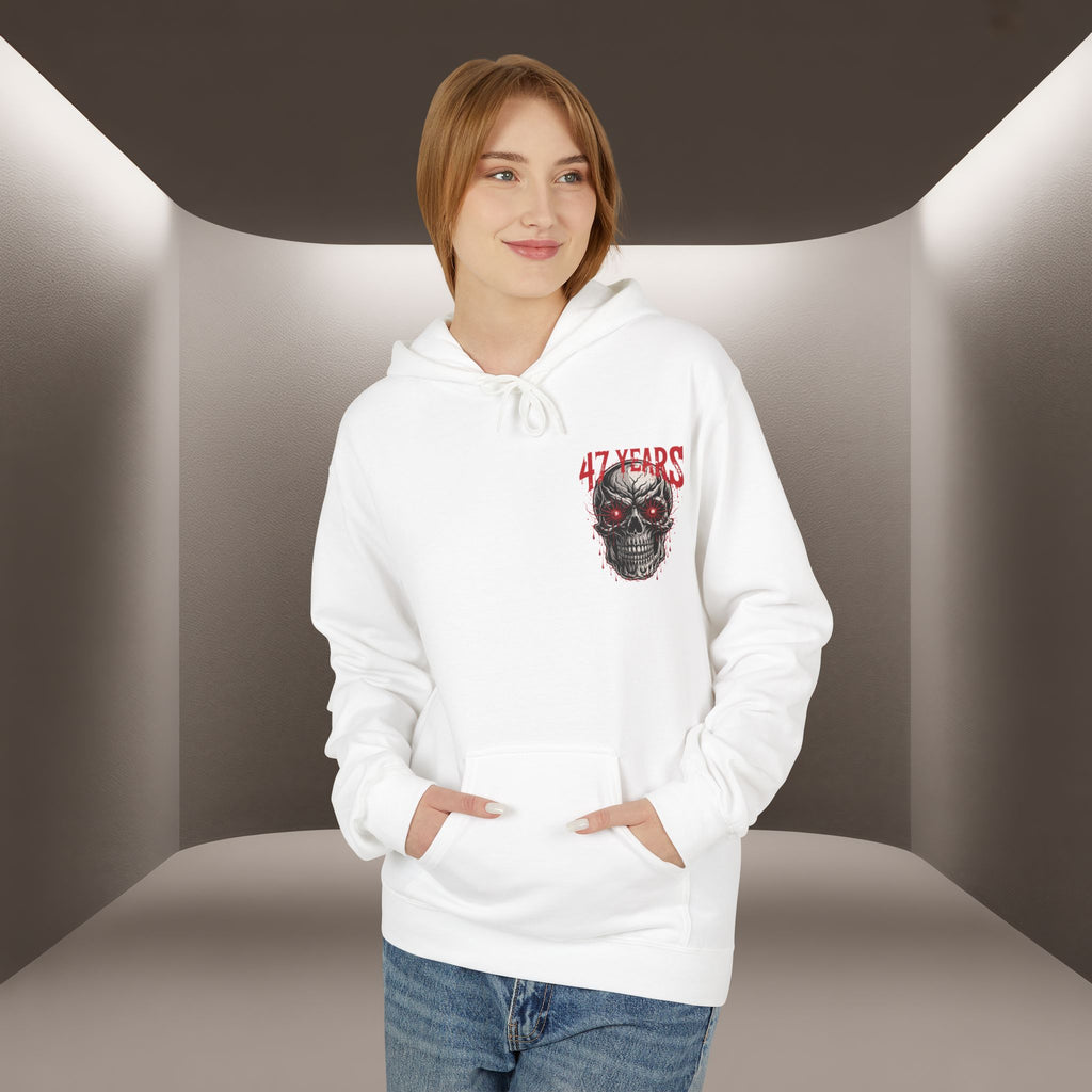 Be the Voice of execution in Iran Hoodie - 47 years Skull Hoodie