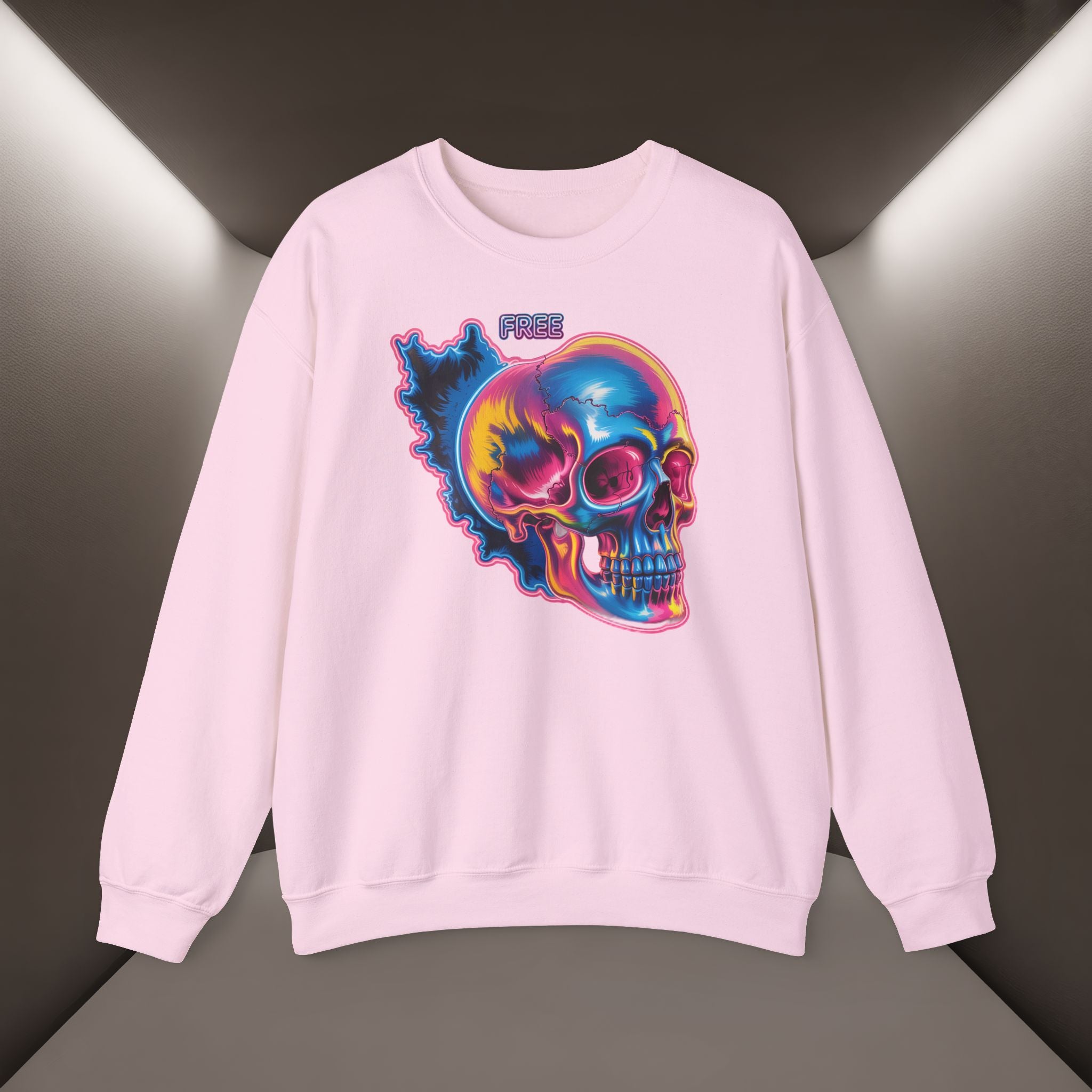 Skull in Iran's map shape Sweatshirt-Unisex, Premium Quality