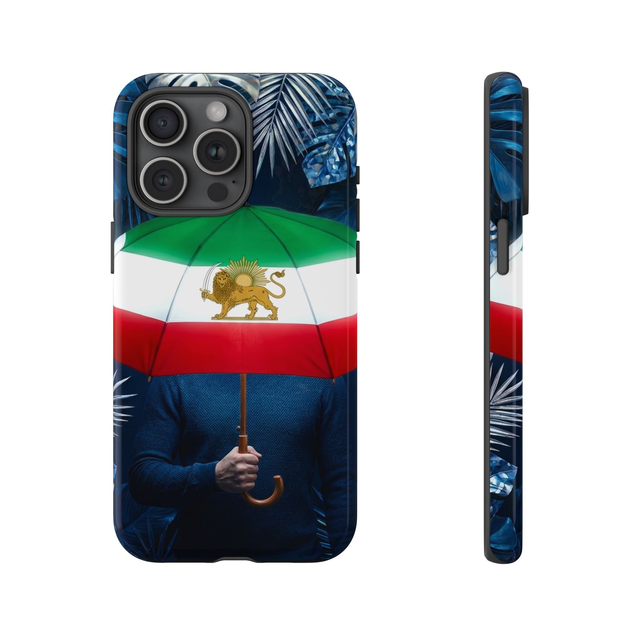Iran Flag umbrella design phone Case