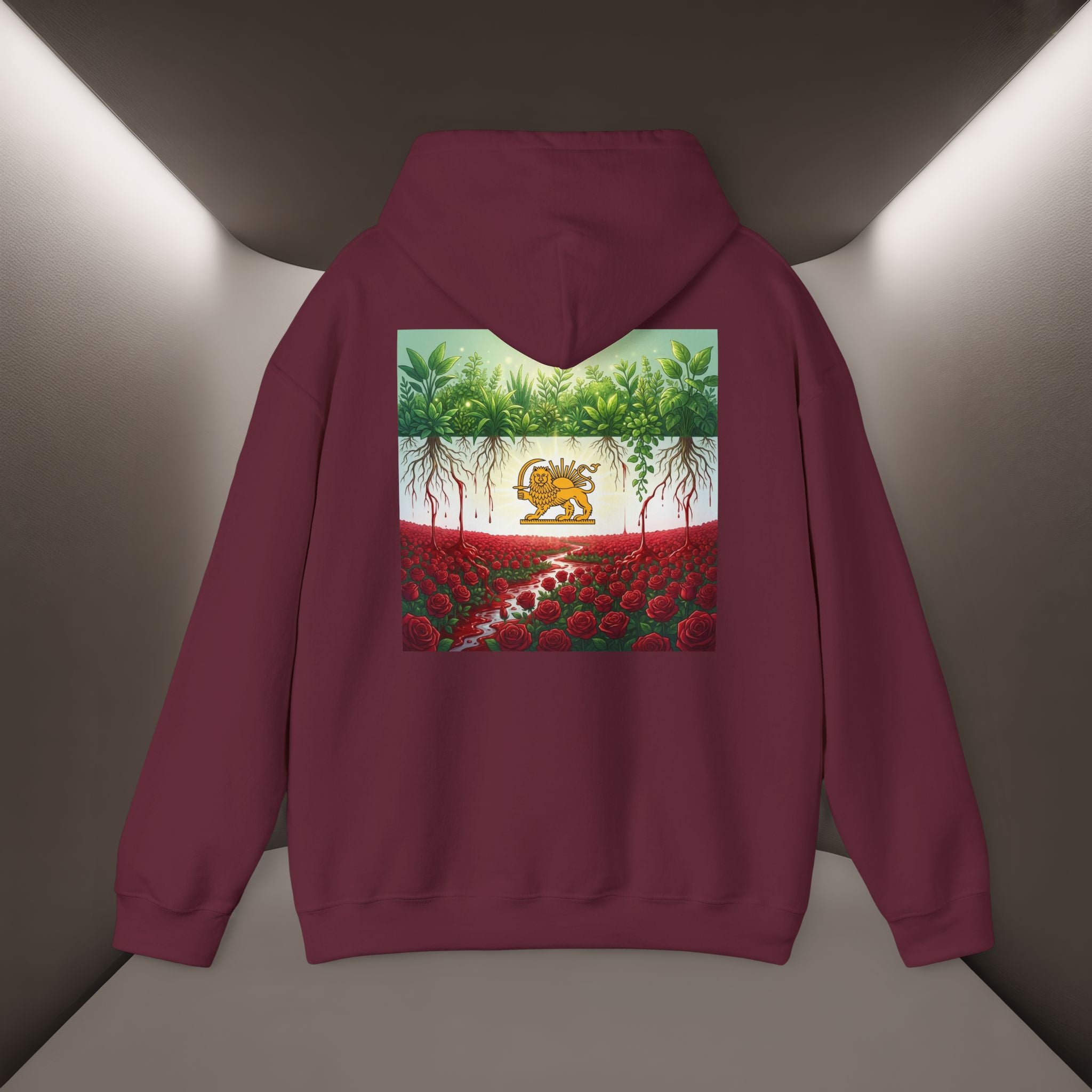 Persian Flag Conceptual Graphic, Unisex Hoodie