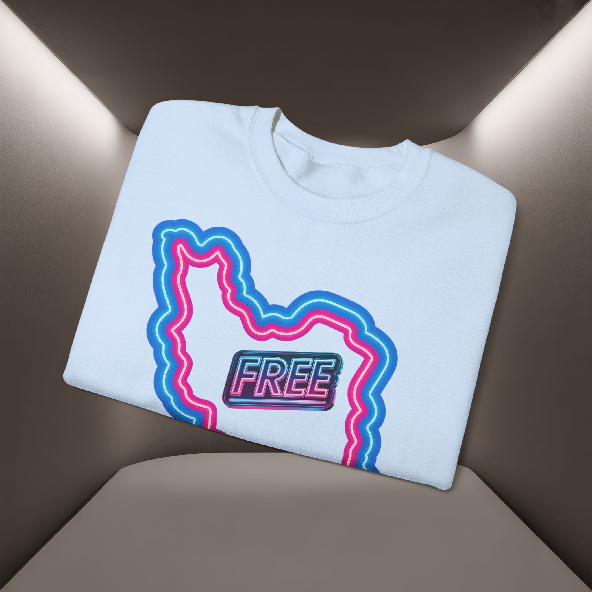 Free Iran Sweatshirt — Neon design - Premium Quality
