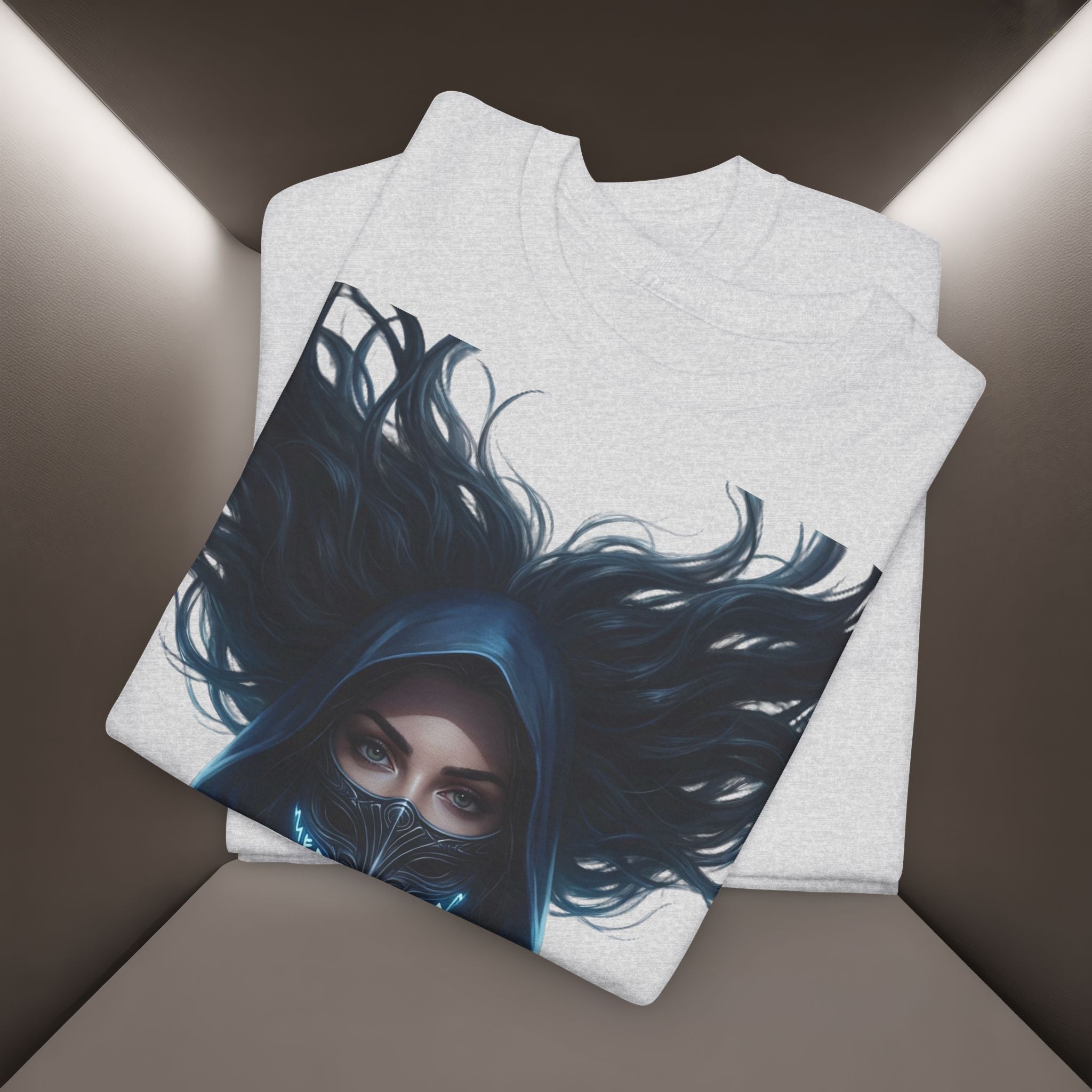 "Woman. Life. Freedom." Unique T-shirt, Unisex. Back: Good Thoughts, Good Words, Good Deeds