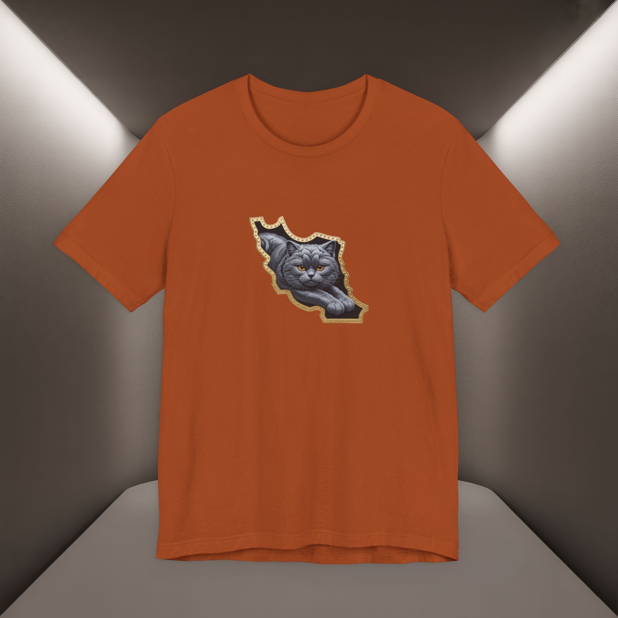 Persian Cat in a Persian Map Graphic design- unisex T-shirt- Premium quality