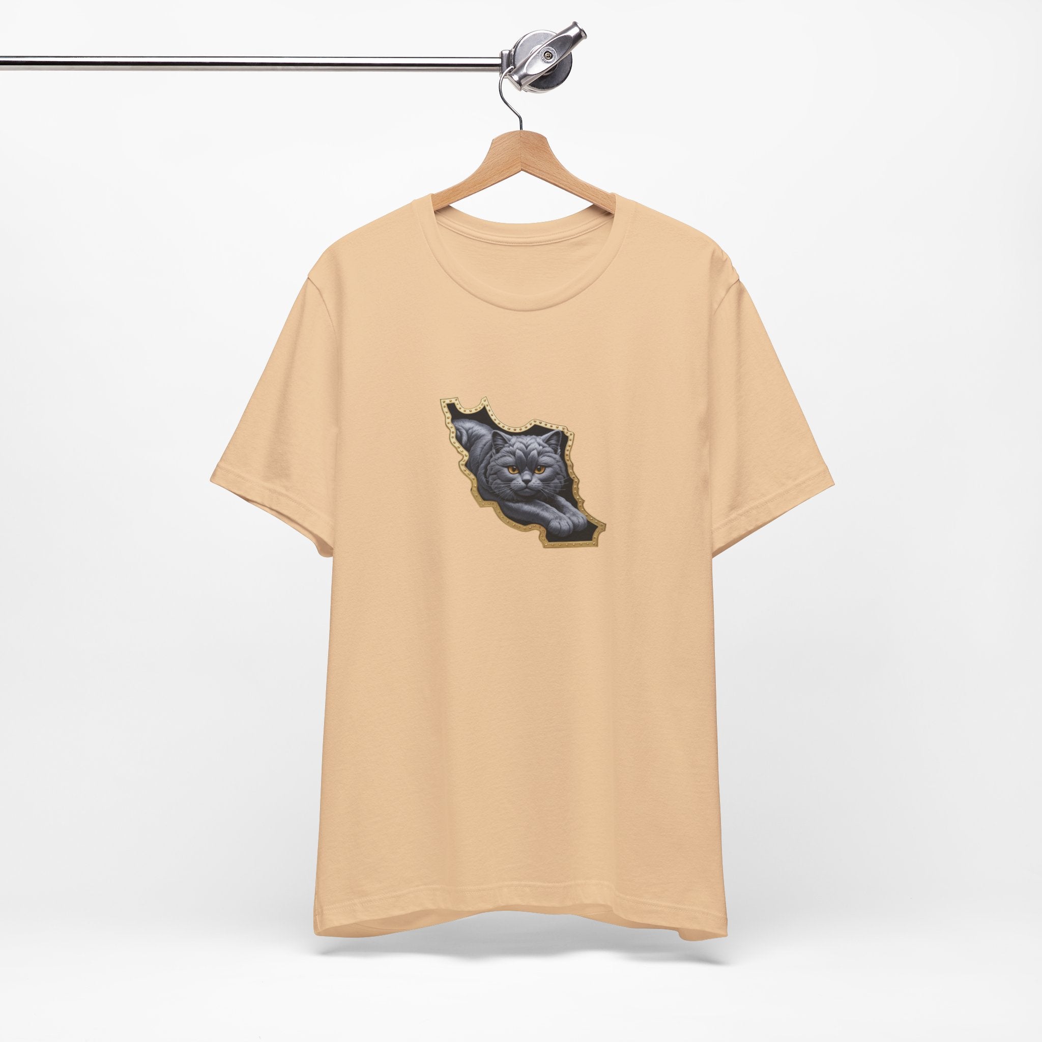 Persian Cat in a Persian Map Graphic design- unisex T-shirt- Premium quality