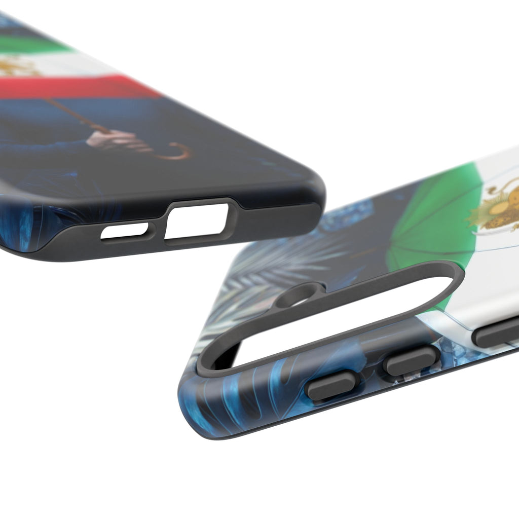 Iran Flag umbrella design phone Case