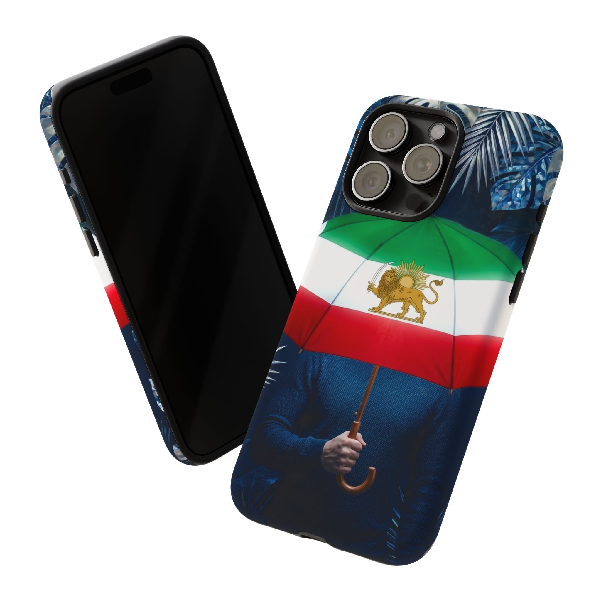 Iran Flag umbrella design phone Case