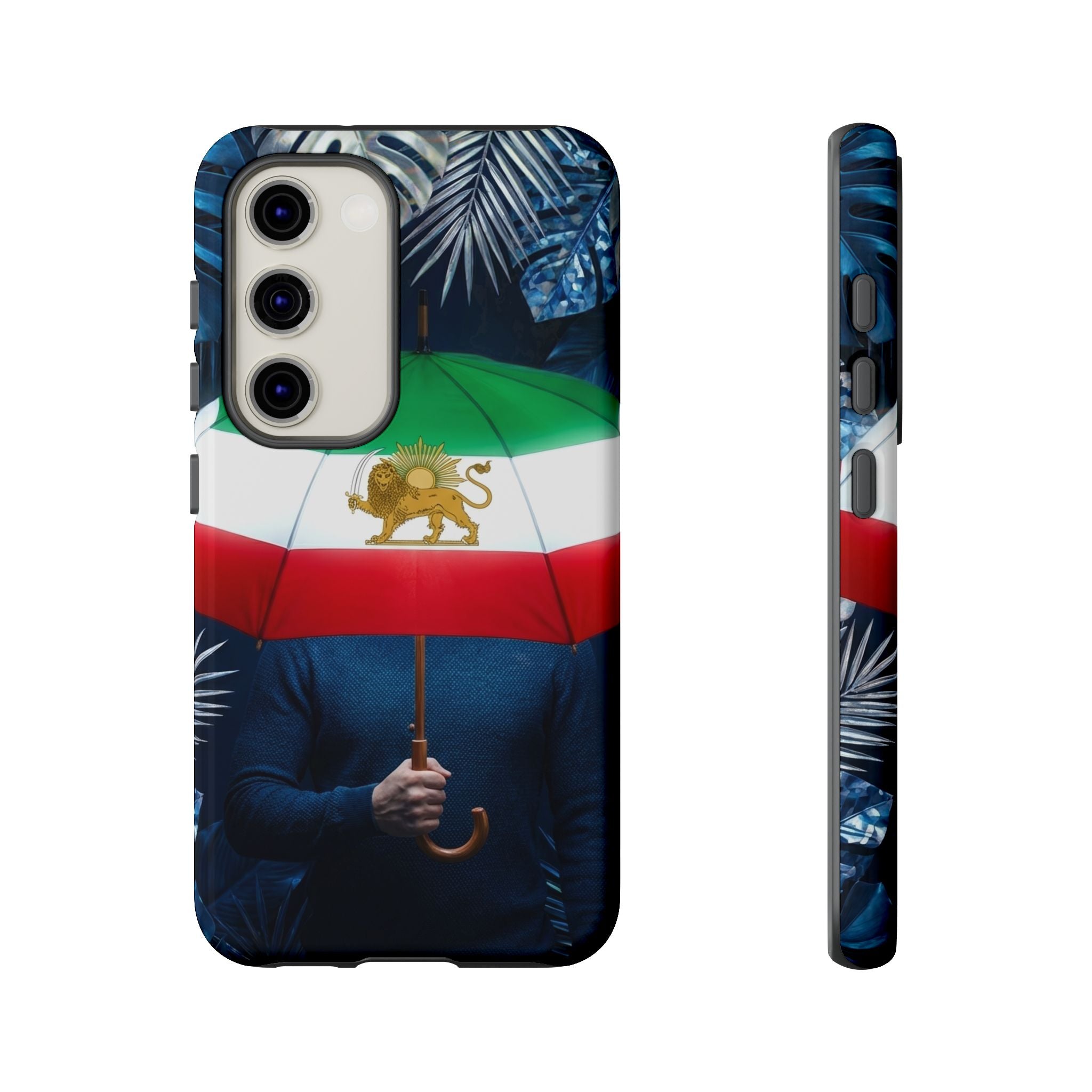Iran Flag umbrella design phone Case