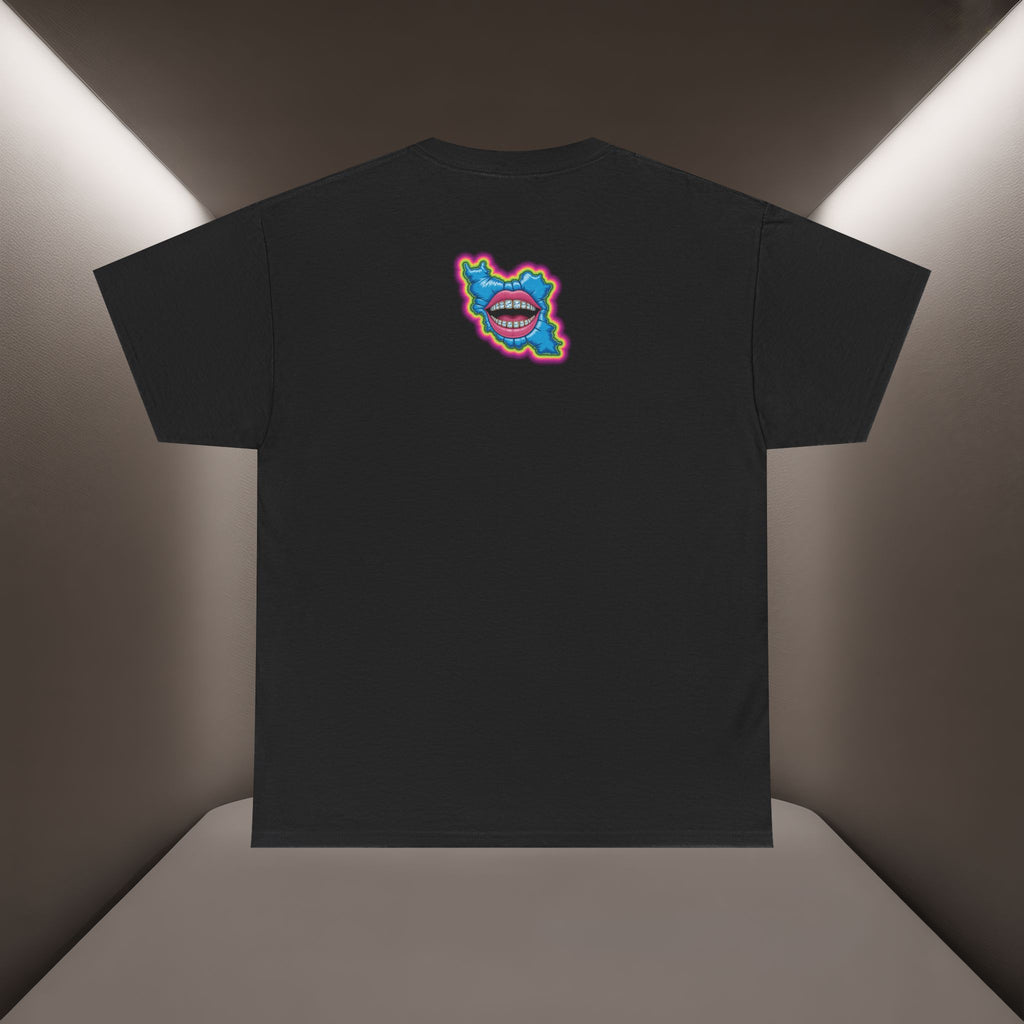Neon Skull in Iran's map shape T-Shirt — Premium Quality