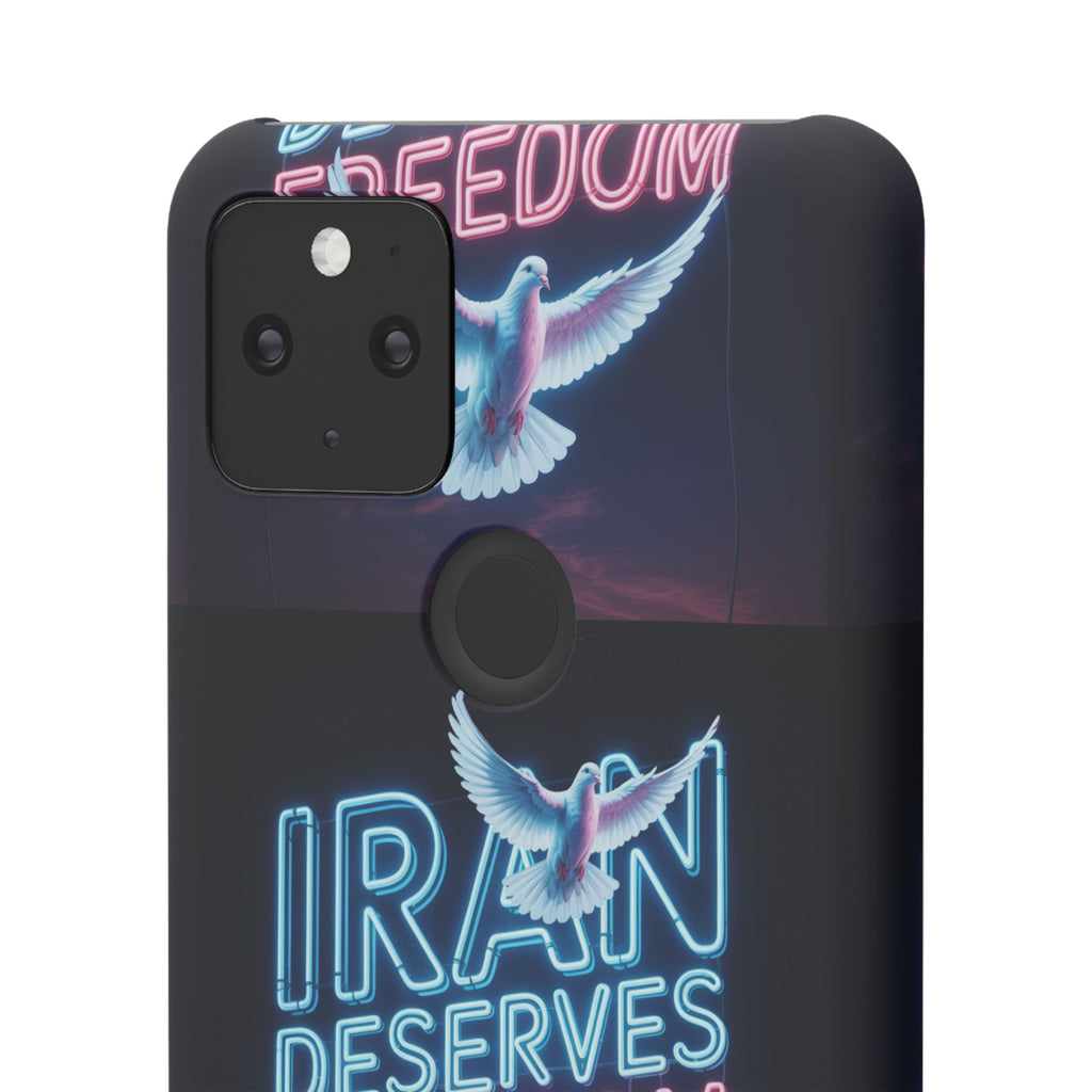 "Iran Deserves Freedom" Phone cases- For all models