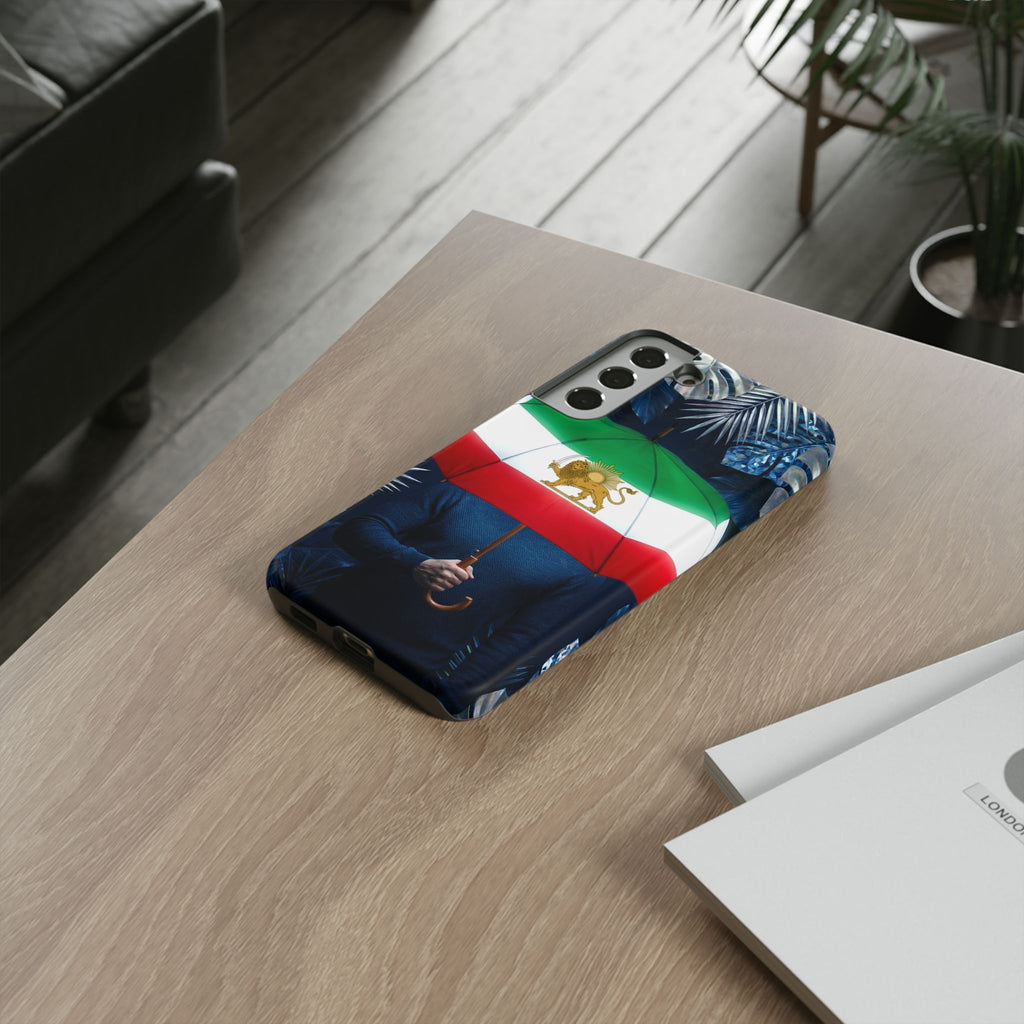 Iran Flag umbrella design phone Case