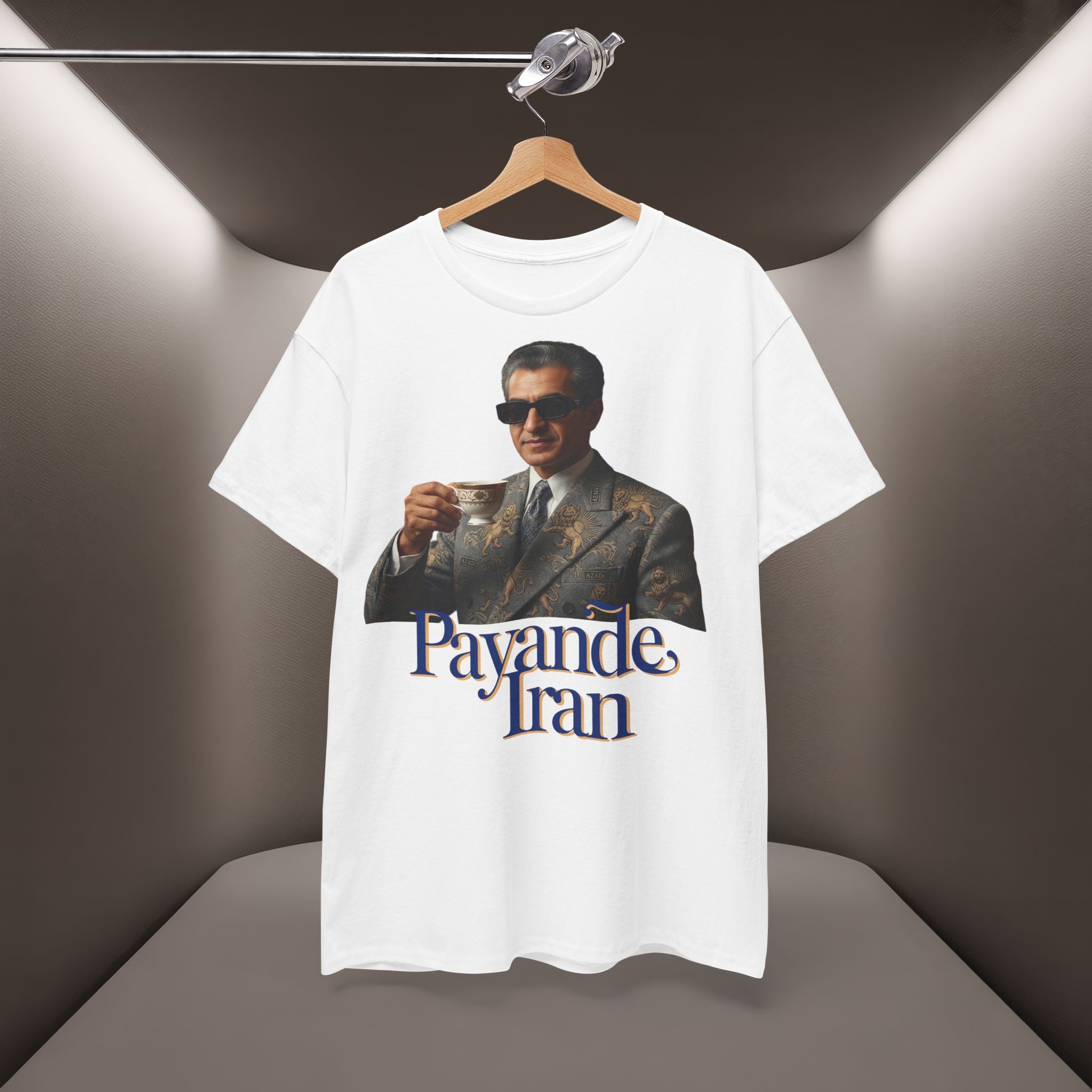 T-Shirt — "Payande Iran" Retro Style Tehran Nostalgia Tee