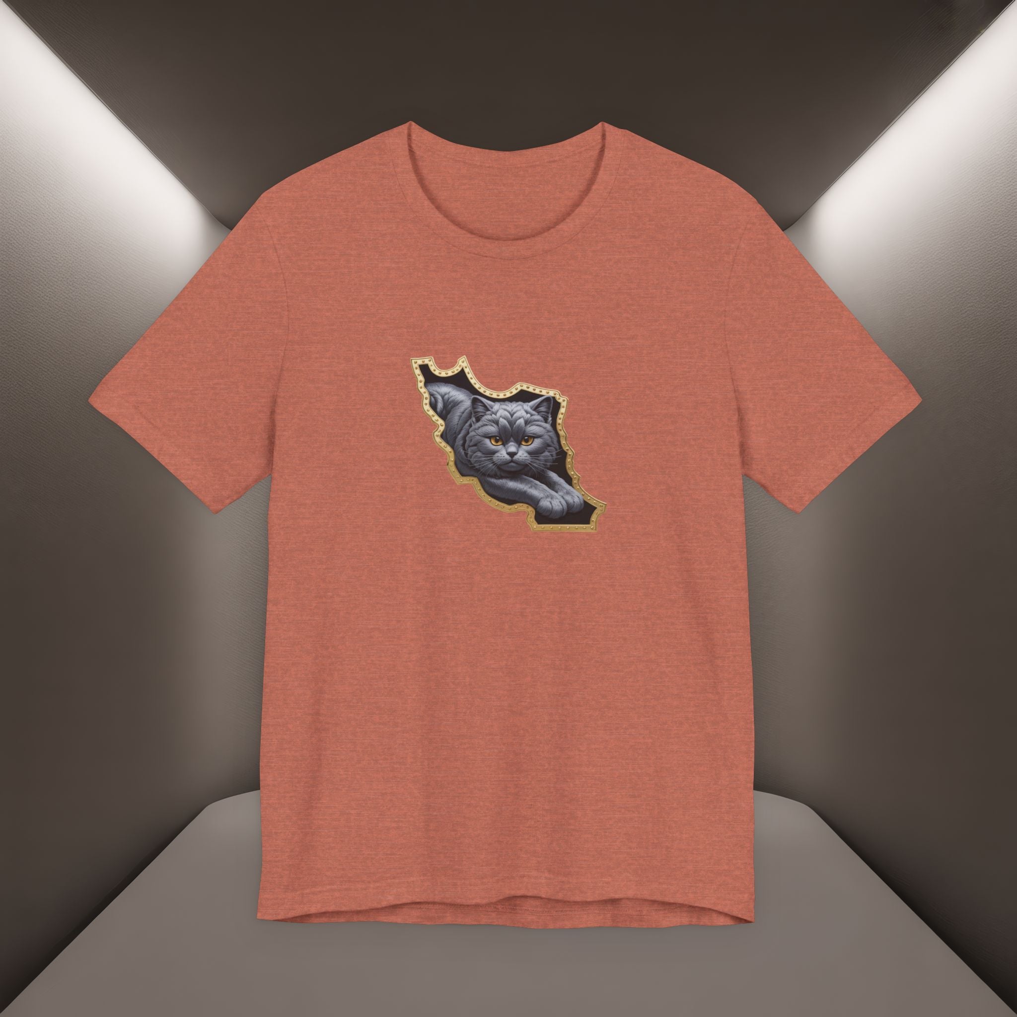 Persian Cat in a Persian Map Graphic design- unisex T-shirt- Premium quality