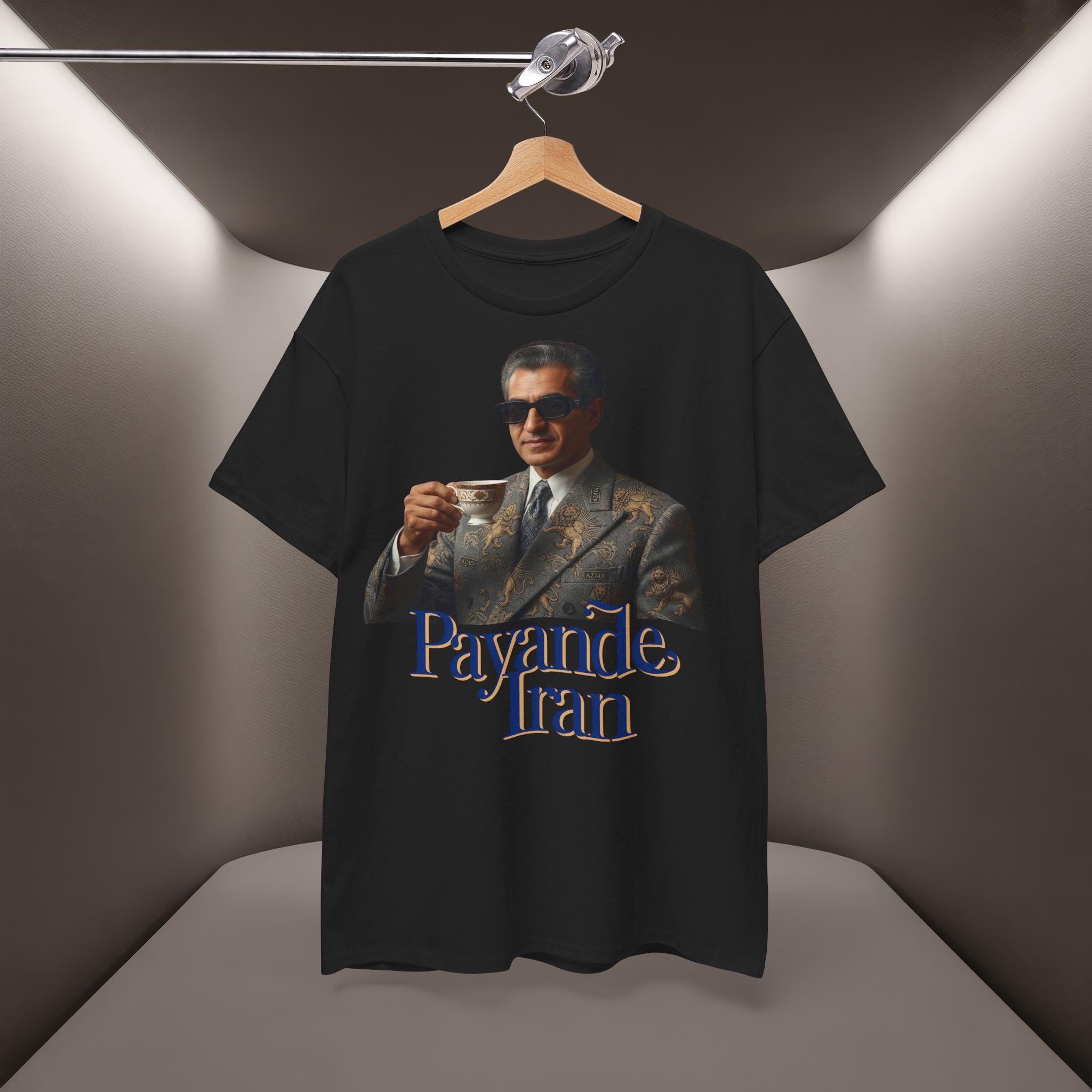 T-Shirt — "Payande Iran" Retro Style Tehran Nostalgia Tee