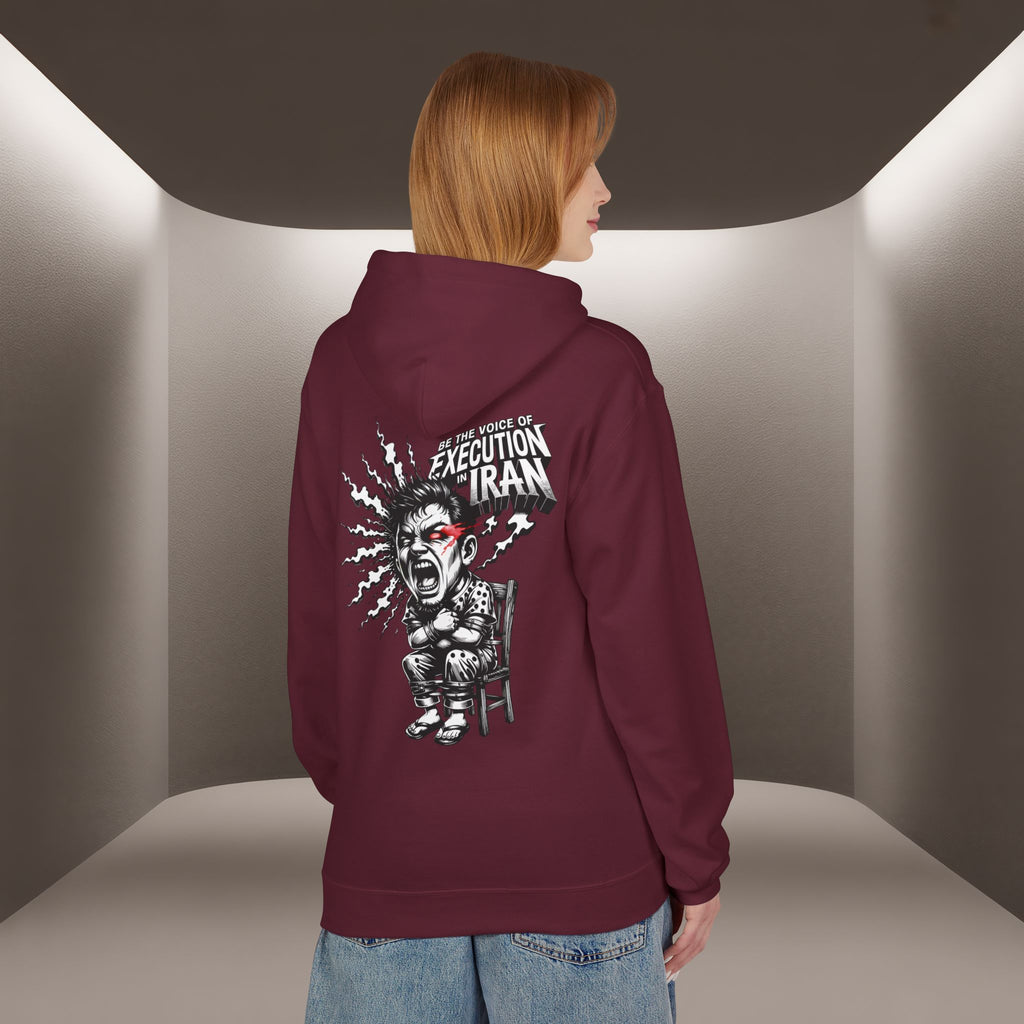 Be the Voice of execution in Iran Hoodie - 47 years Skull Hoodie