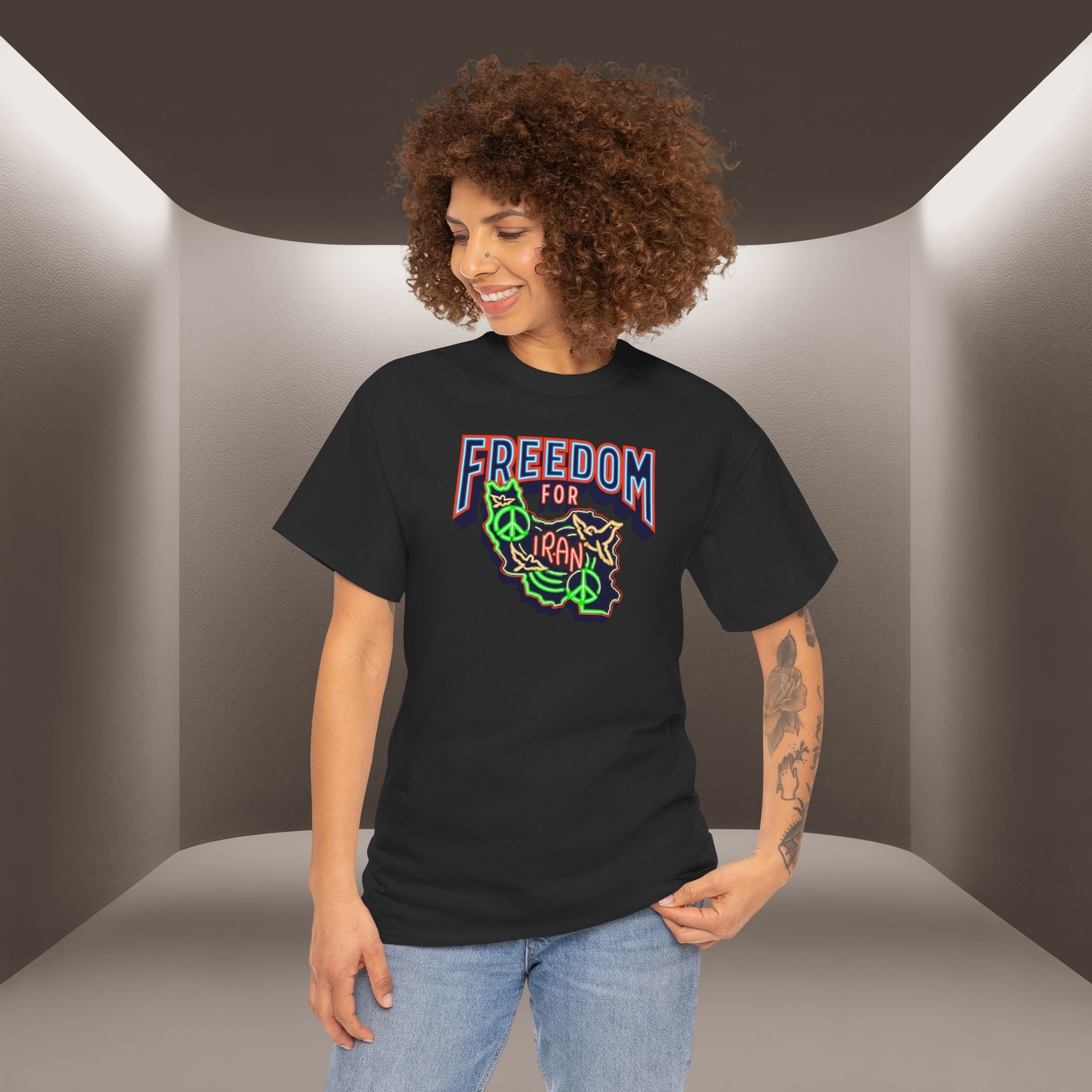 Freedom for Iran T‑Shirt — Unique design- Premium Quality Tee