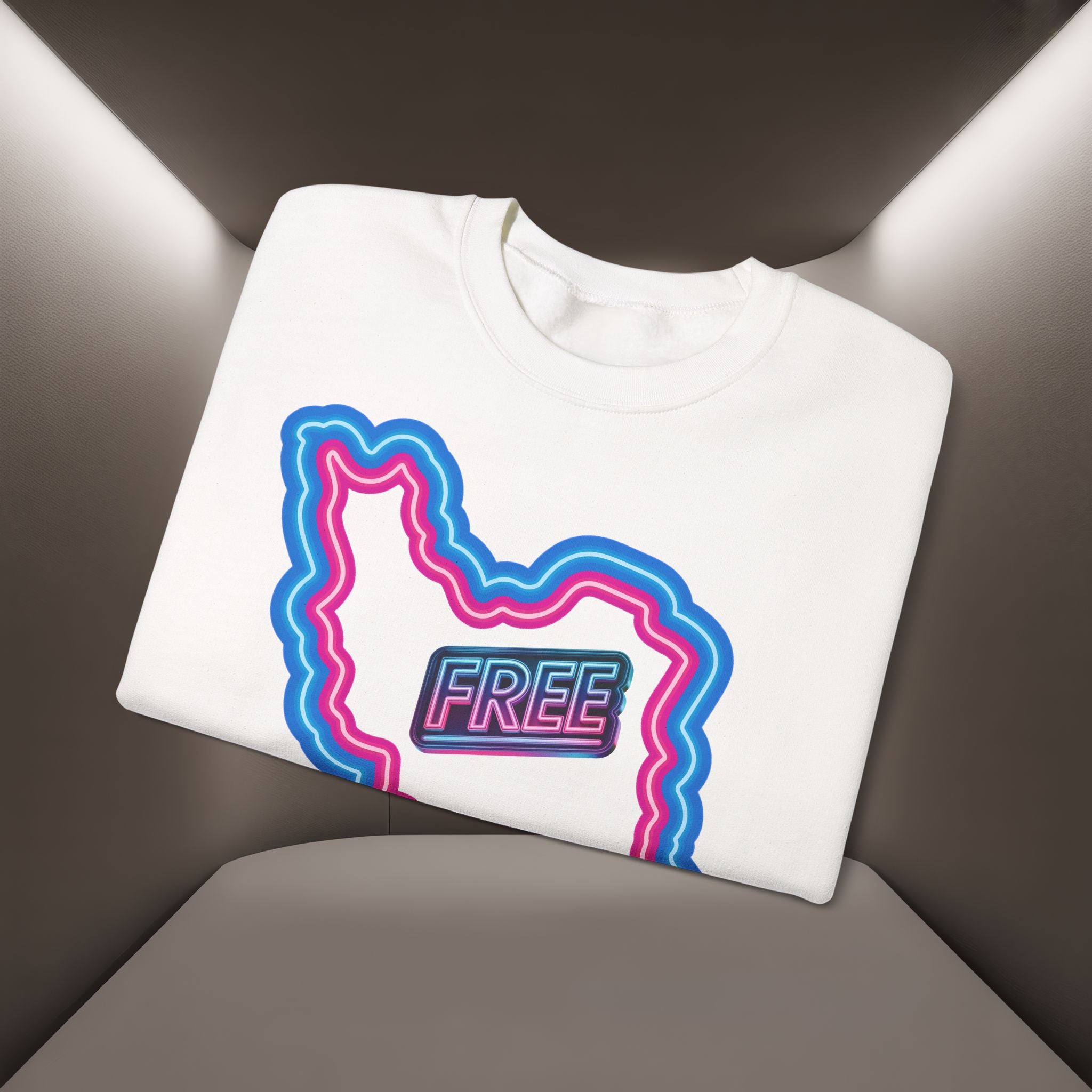 Free Iran Sweatshirt — Neon design - Premium Quality