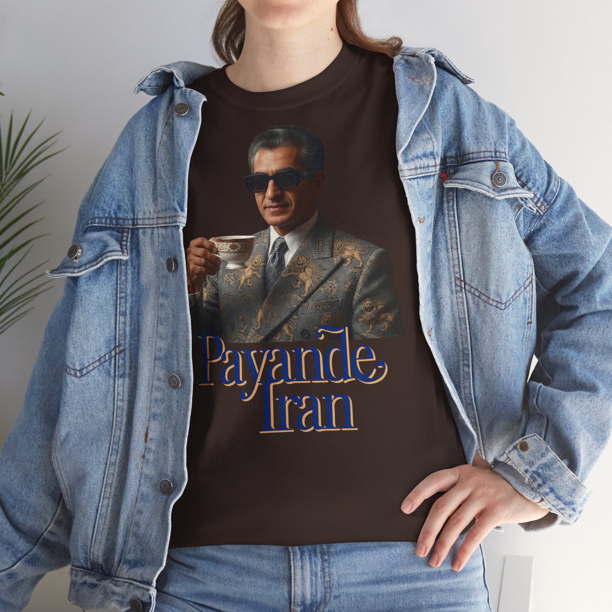 T-Shirt — "Payande Iran" Retro Style Tehran Nostalgia Tee