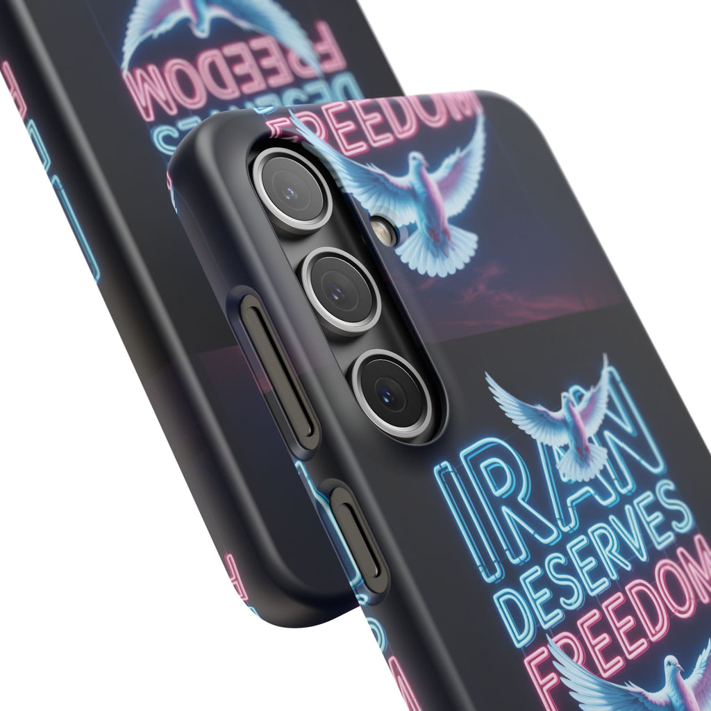 "Iran Deserves Freedom" Phone cases- For all models