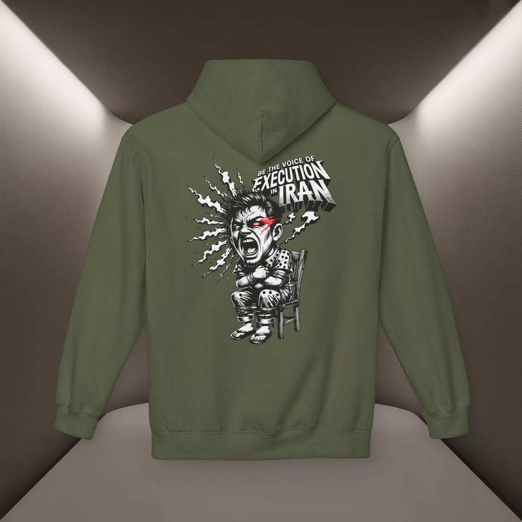 Be the Voice of execution in Iran Hoodie - 47 years Skull Hoodie