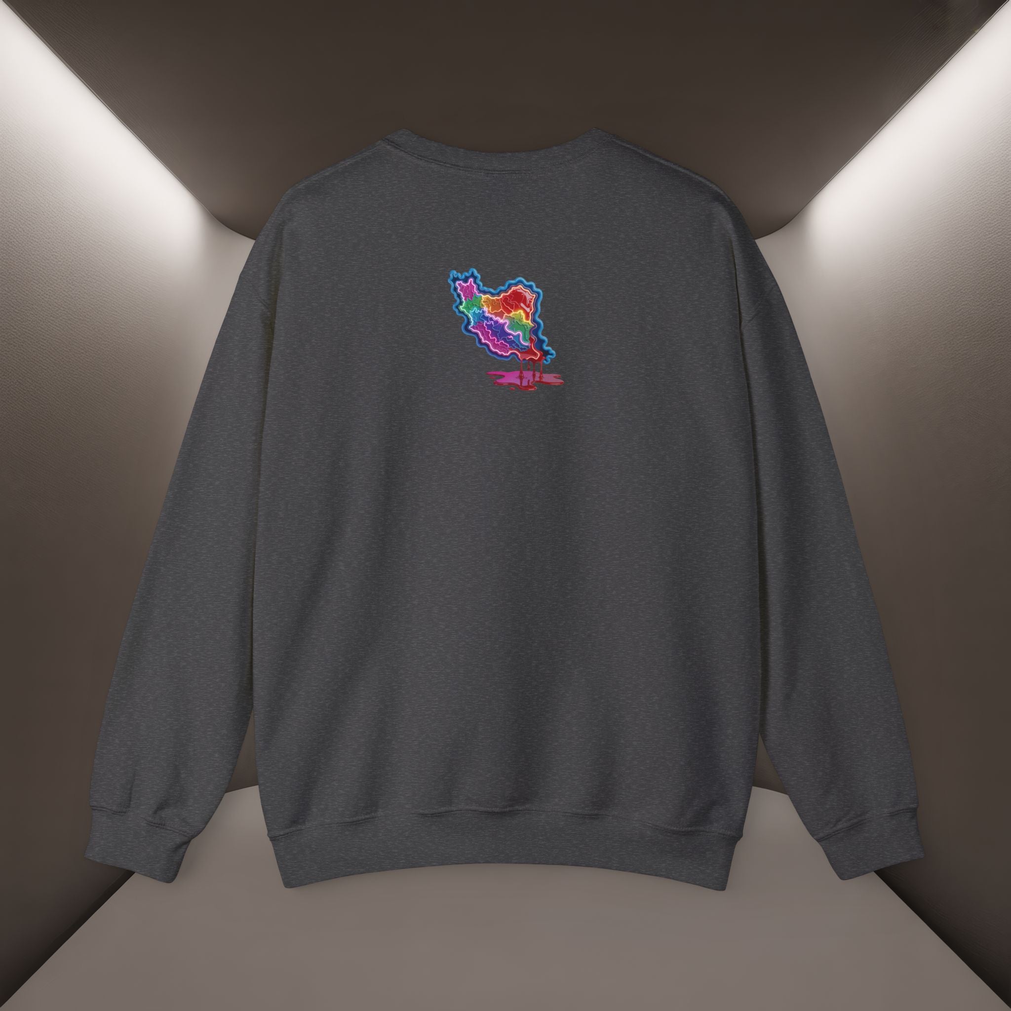 Skull in Iran's map shape Sweatshirt-Unisex, Premium Quality