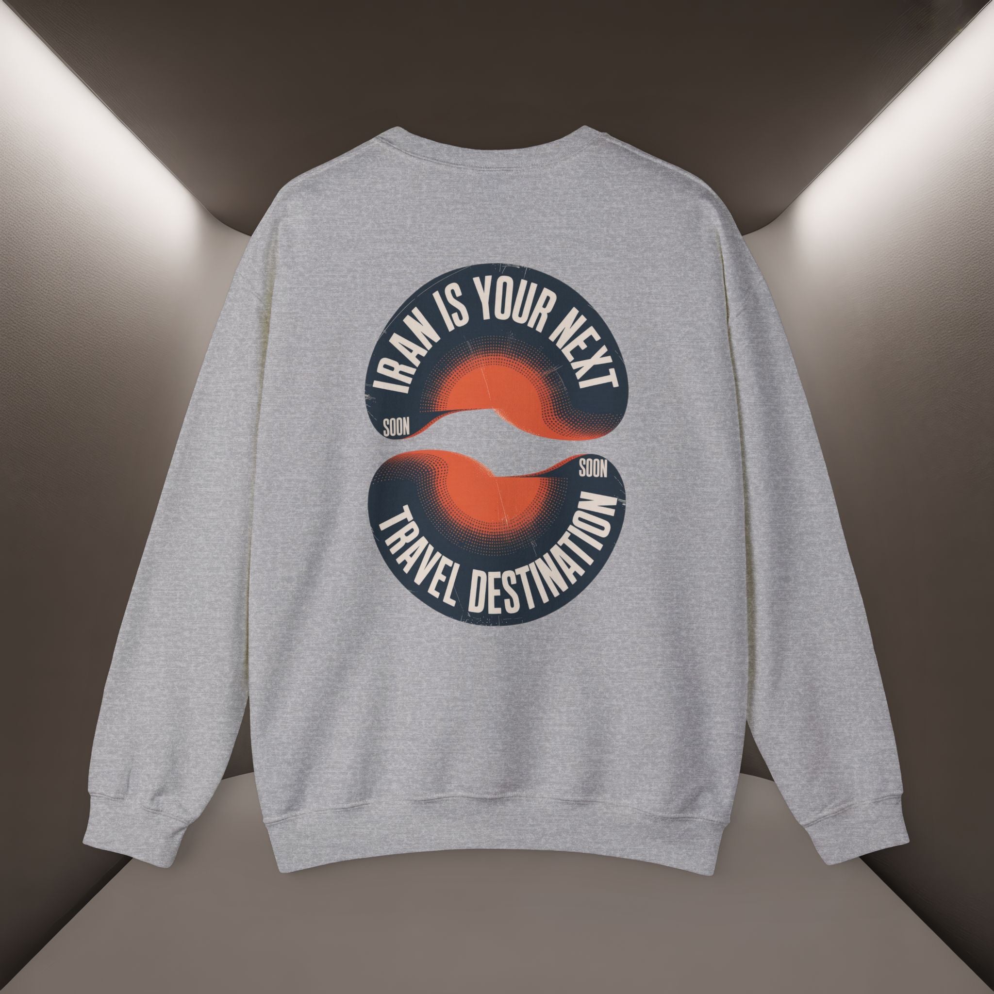 "Iran is your Next Travel Destination" Soon Sweatshirt " Javid Shah Design