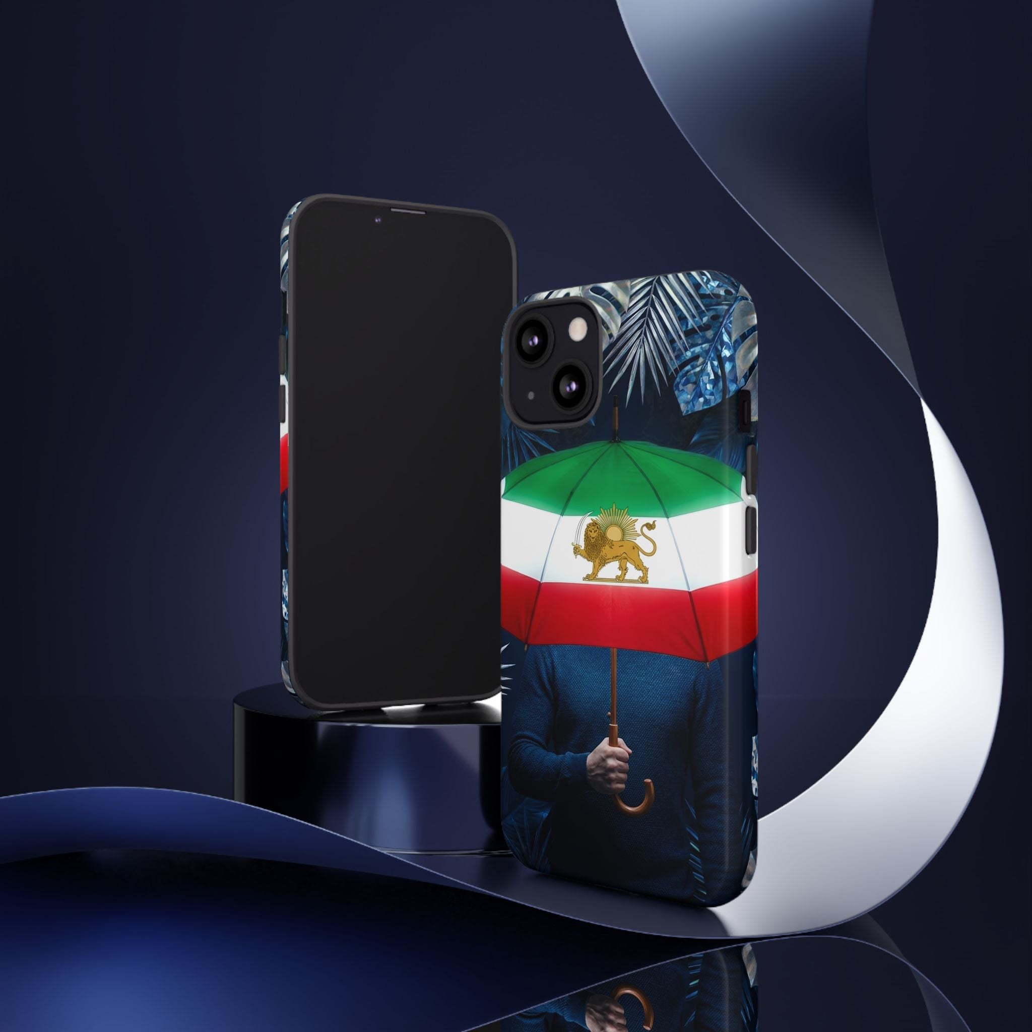 Iran Flag umbrella design phone Case