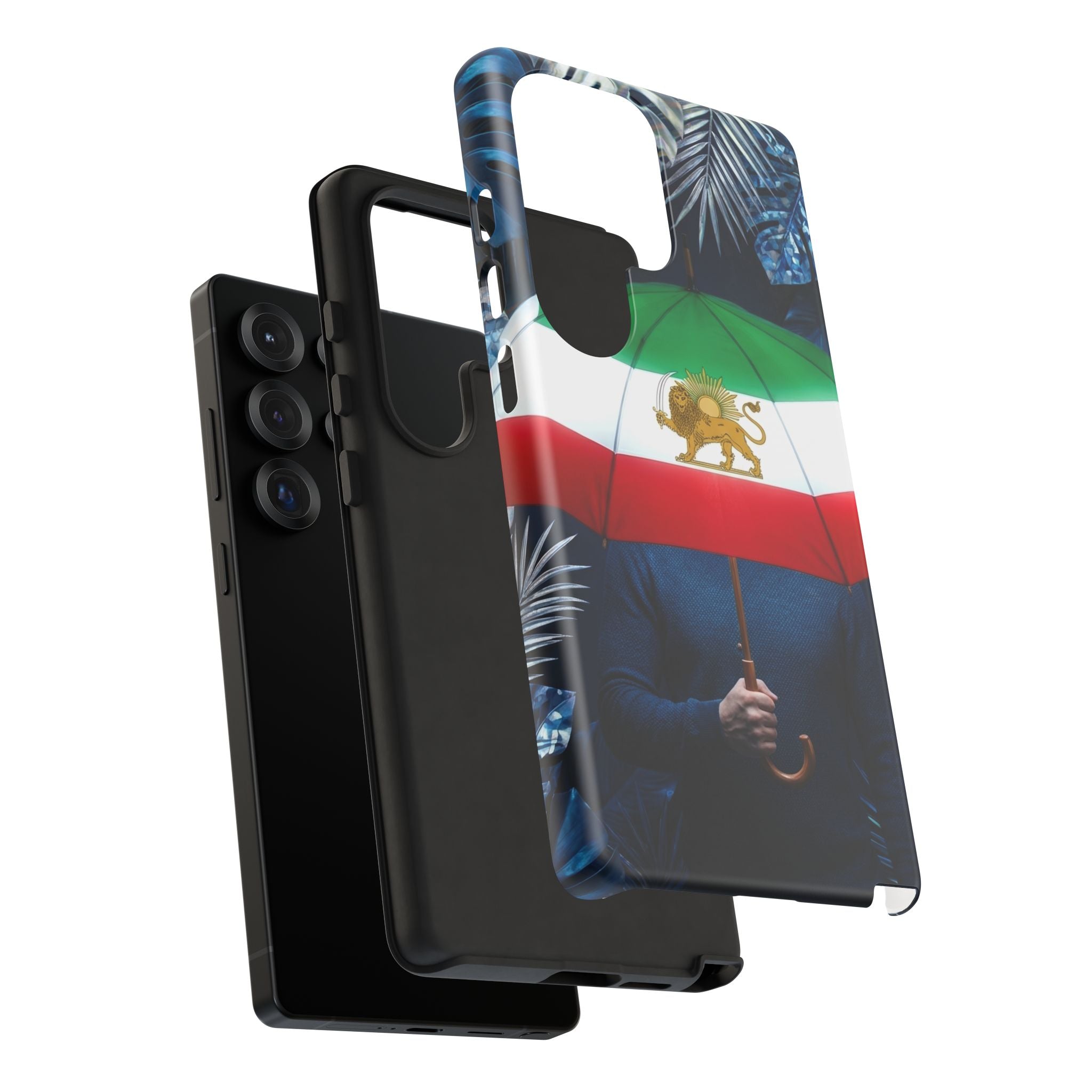 Iran Flag umbrella design phone Case