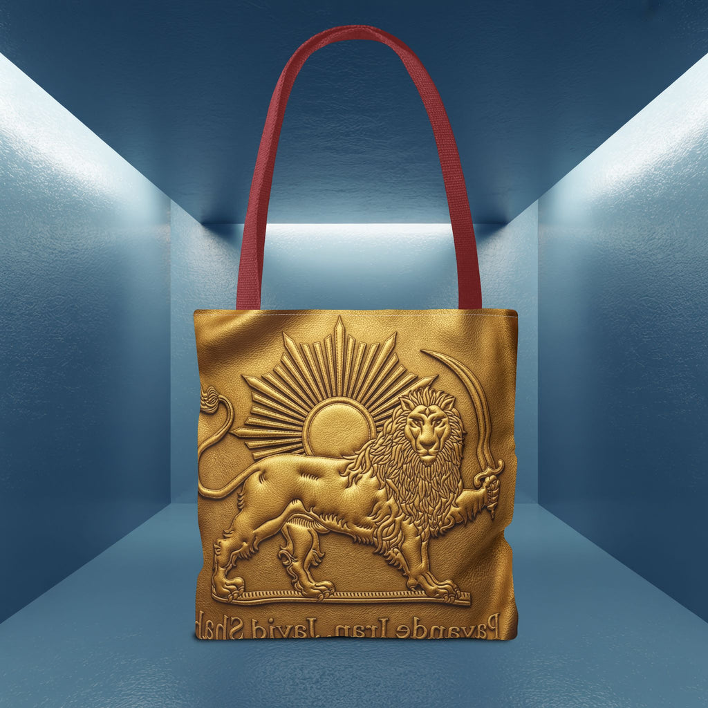 Payande Iran, Javid Shah Golden Unisex Bag- Persian Vibey bag