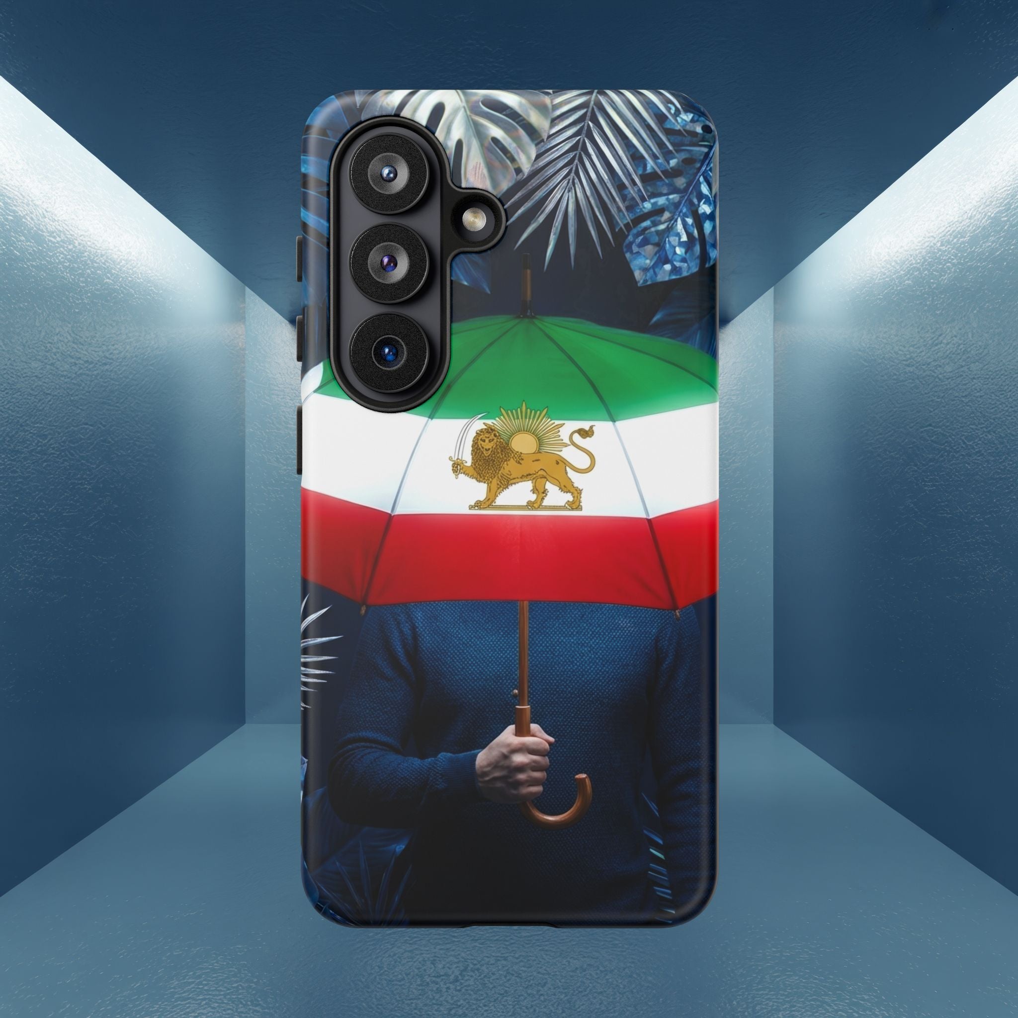 Iran Flag umbrella design phone Case