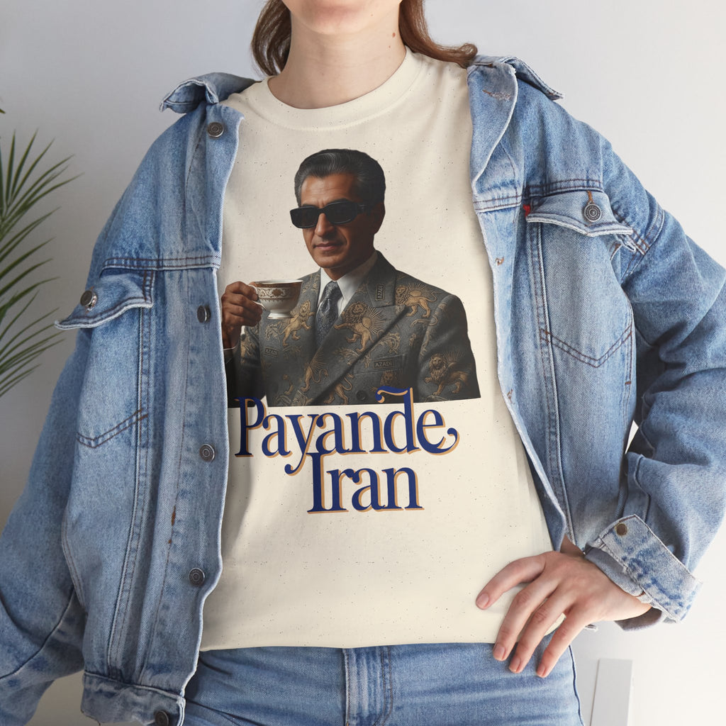 T-Shirt — "Payande Iran" Retro Style Tehran Nostalgia Tee