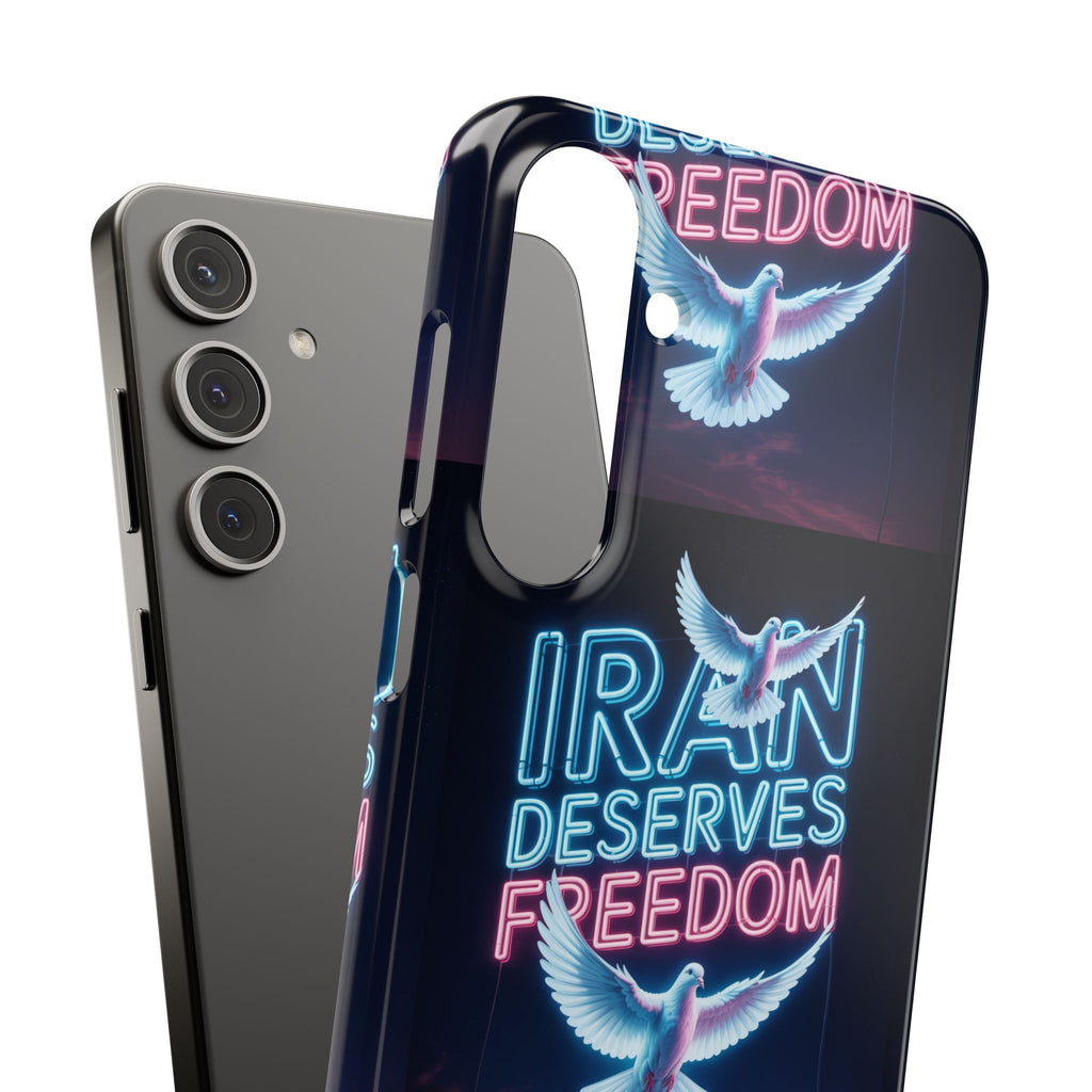 "Iran Deserves Freedom" Phone cases- For all models