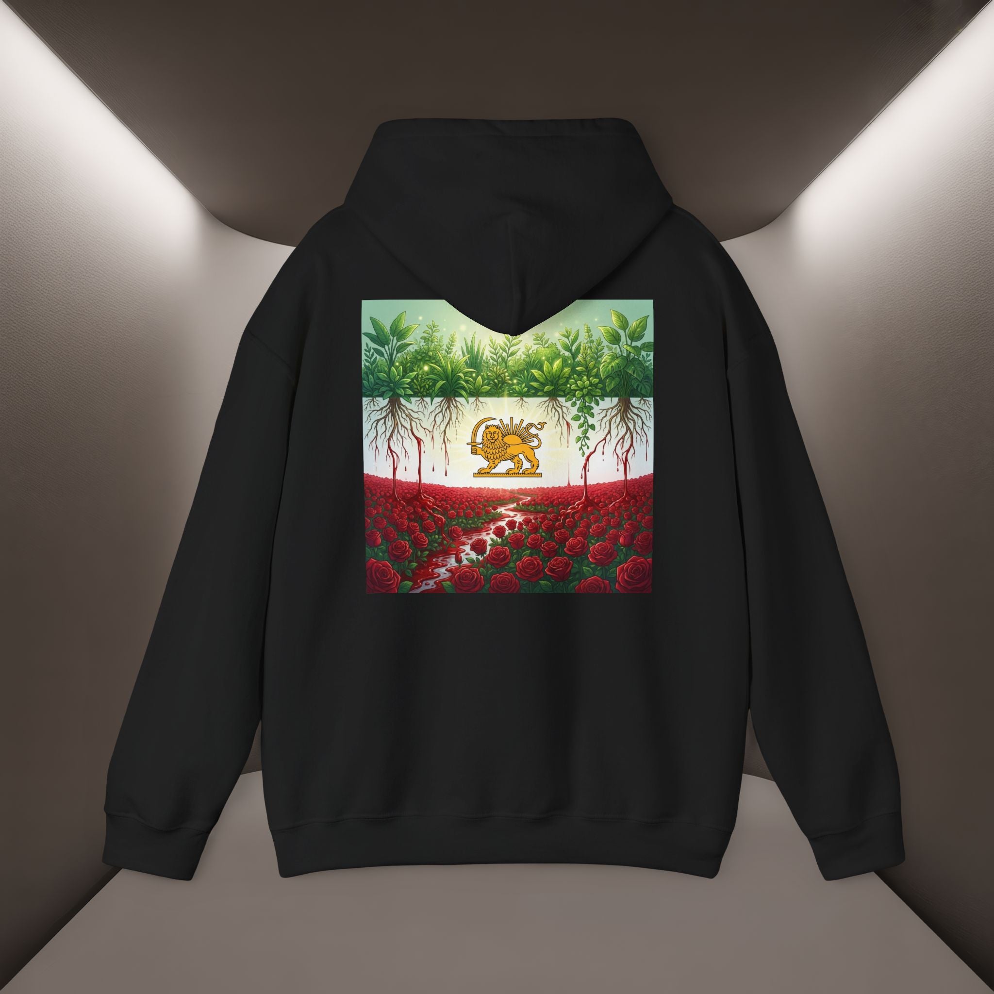 Persian Flag Conceptual Graphic, Unisex Hoodie