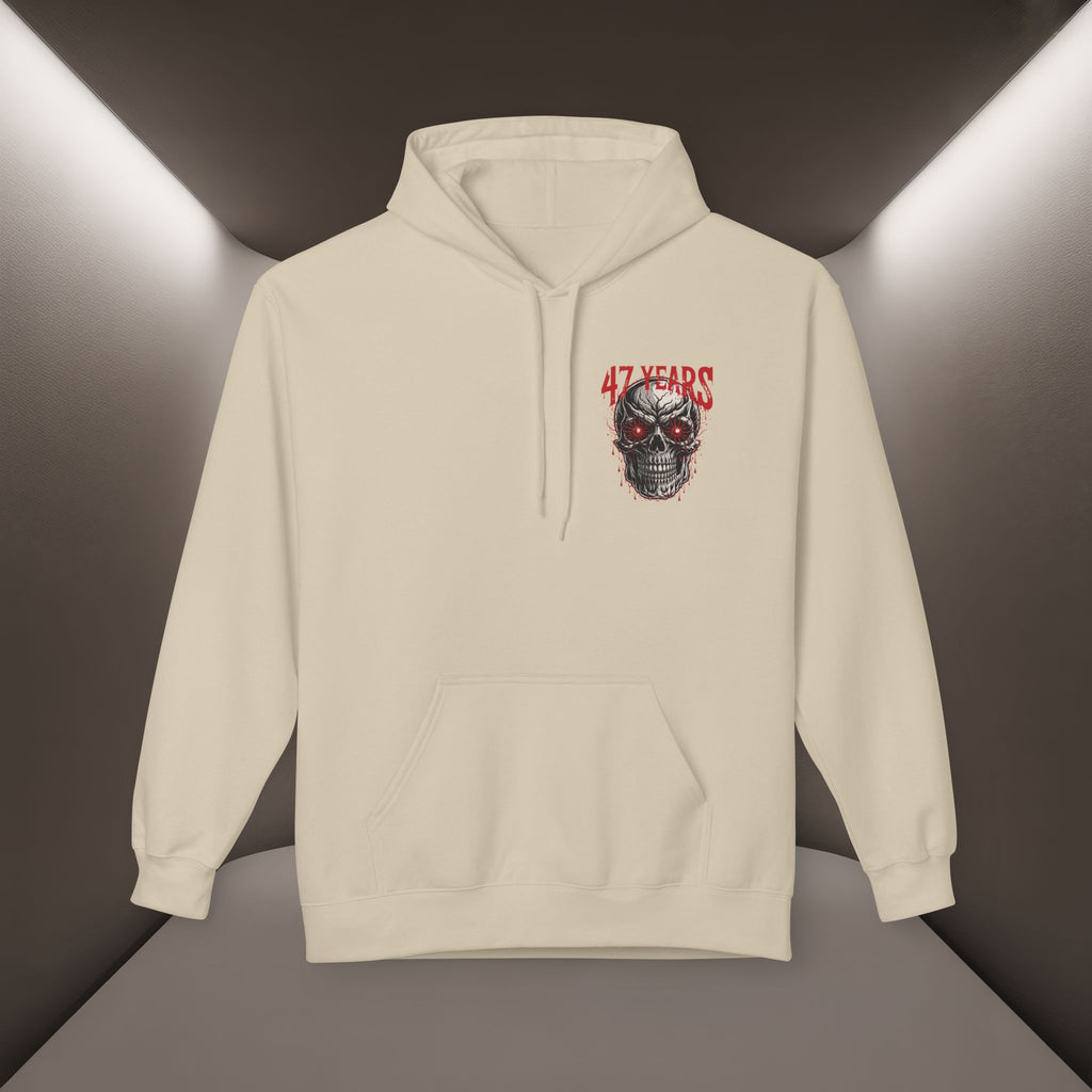 Be the Voice of execution in Iran Hoodie - 47 years Skull Hoodie