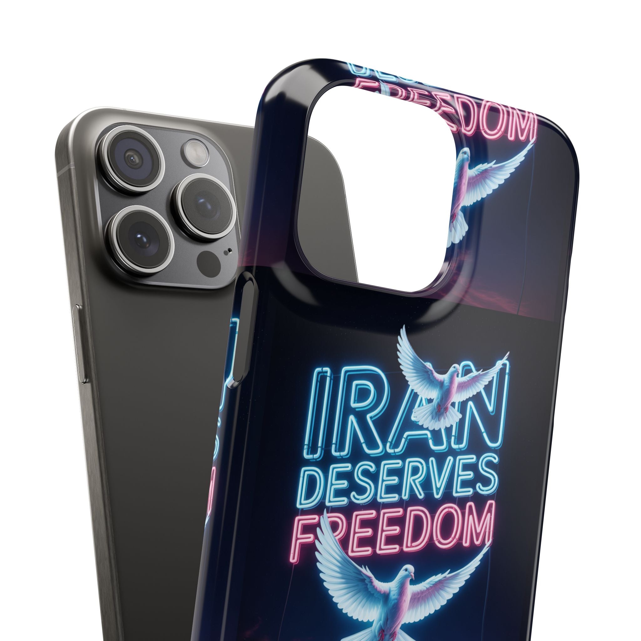 "Iran Deserves Freedom" Phone cases- For all models