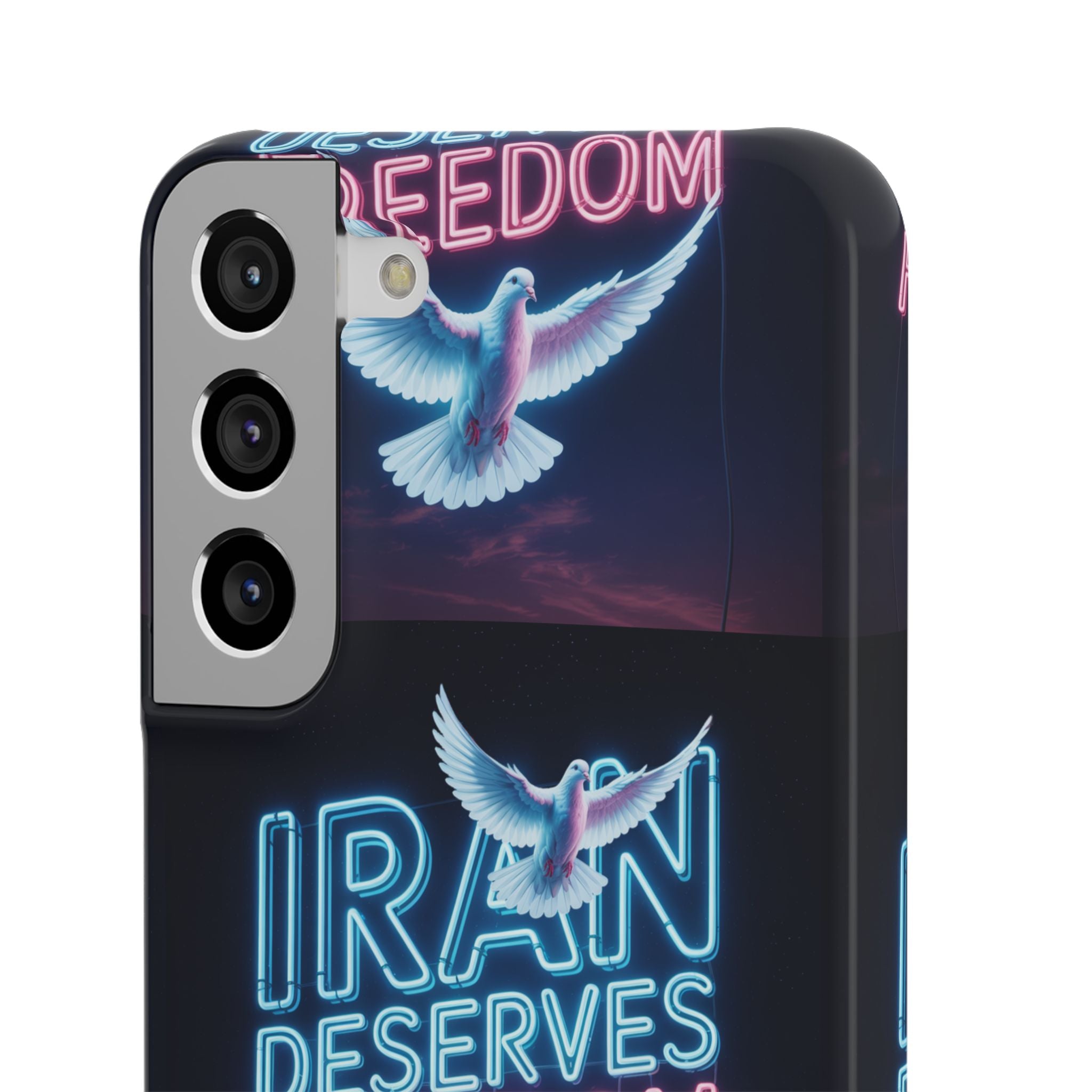 "Iran Deserves Freedom" Phone cases- For all models