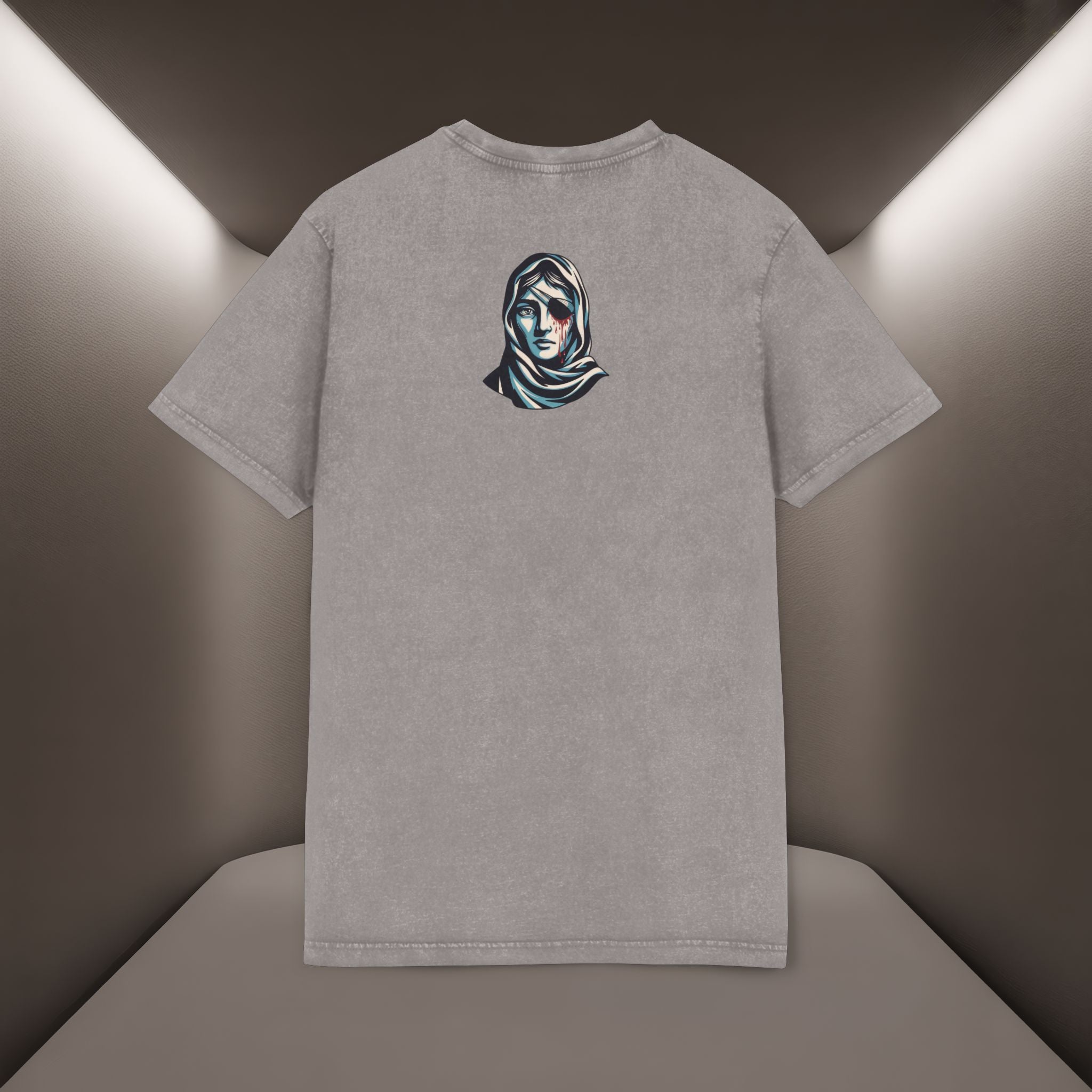 Iran's map Conceptual tshirt- Acid Wash Tee