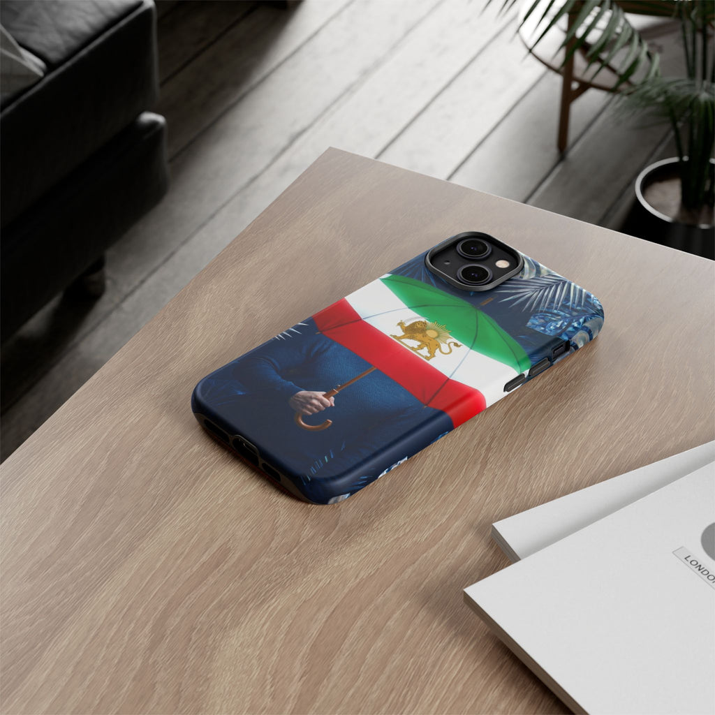 Iran Flag umbrella design phone Case