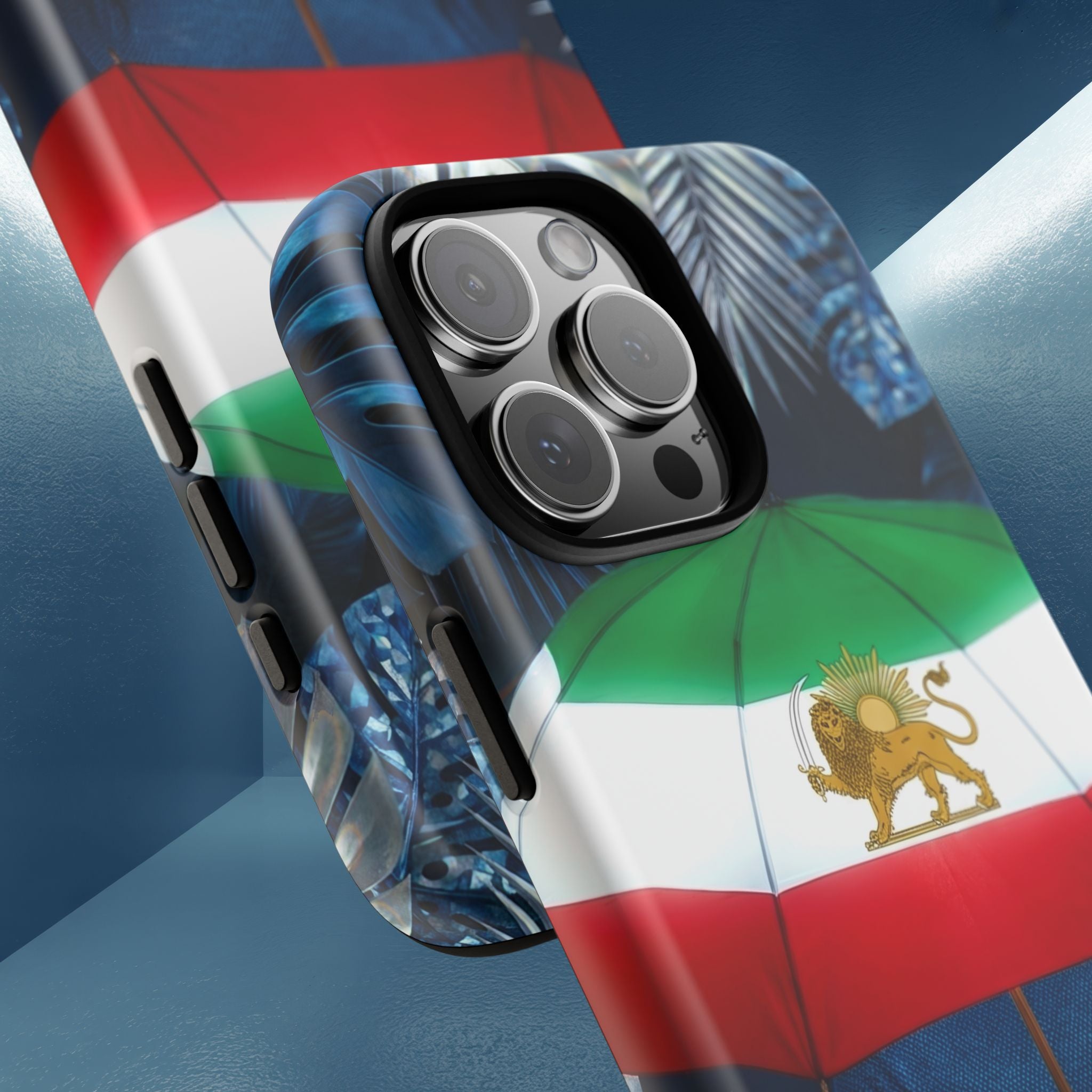 Iran Flag umbrella design phone Case