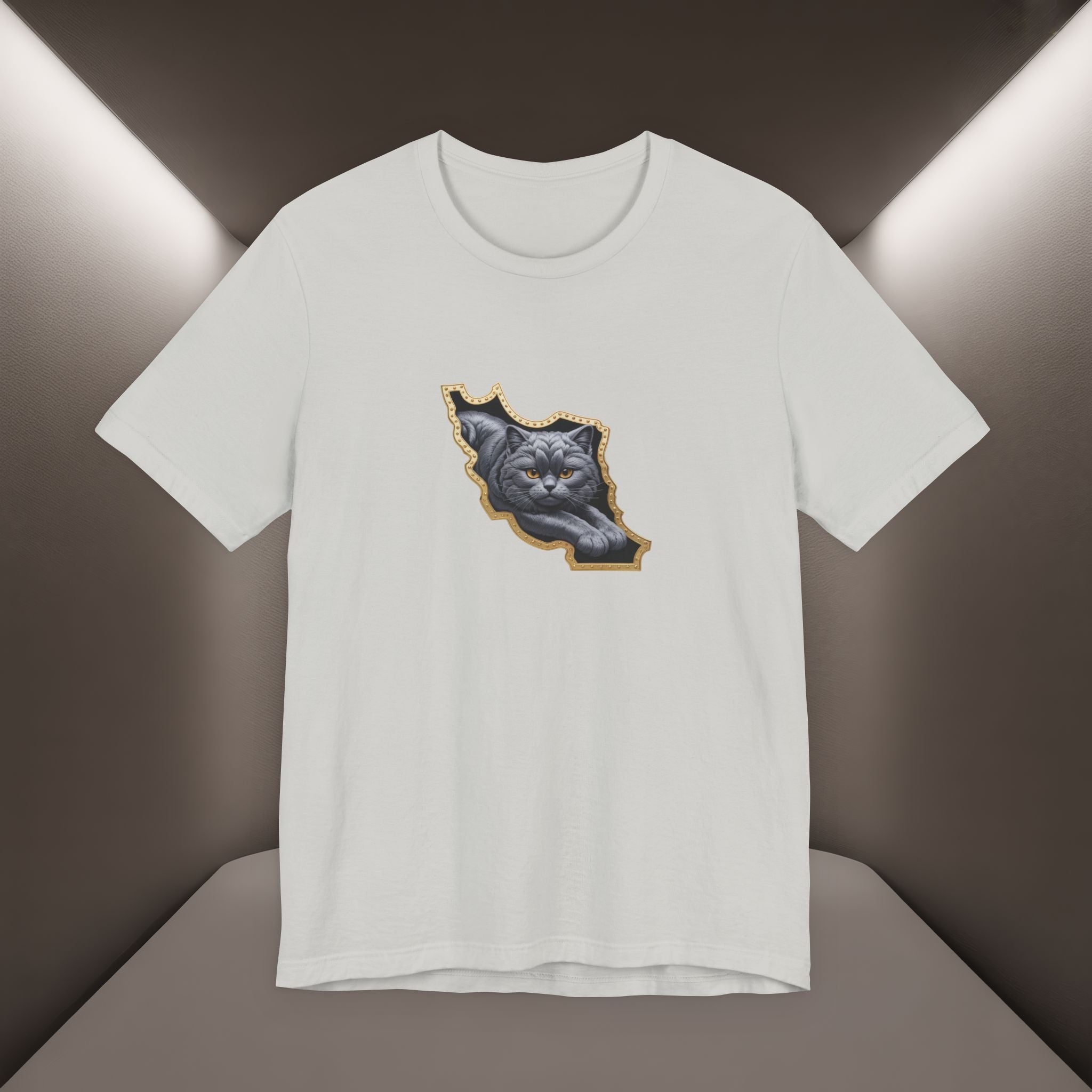 Persian Cat in a Persian Map Graphic design- unisex T-shirt- Premium quality