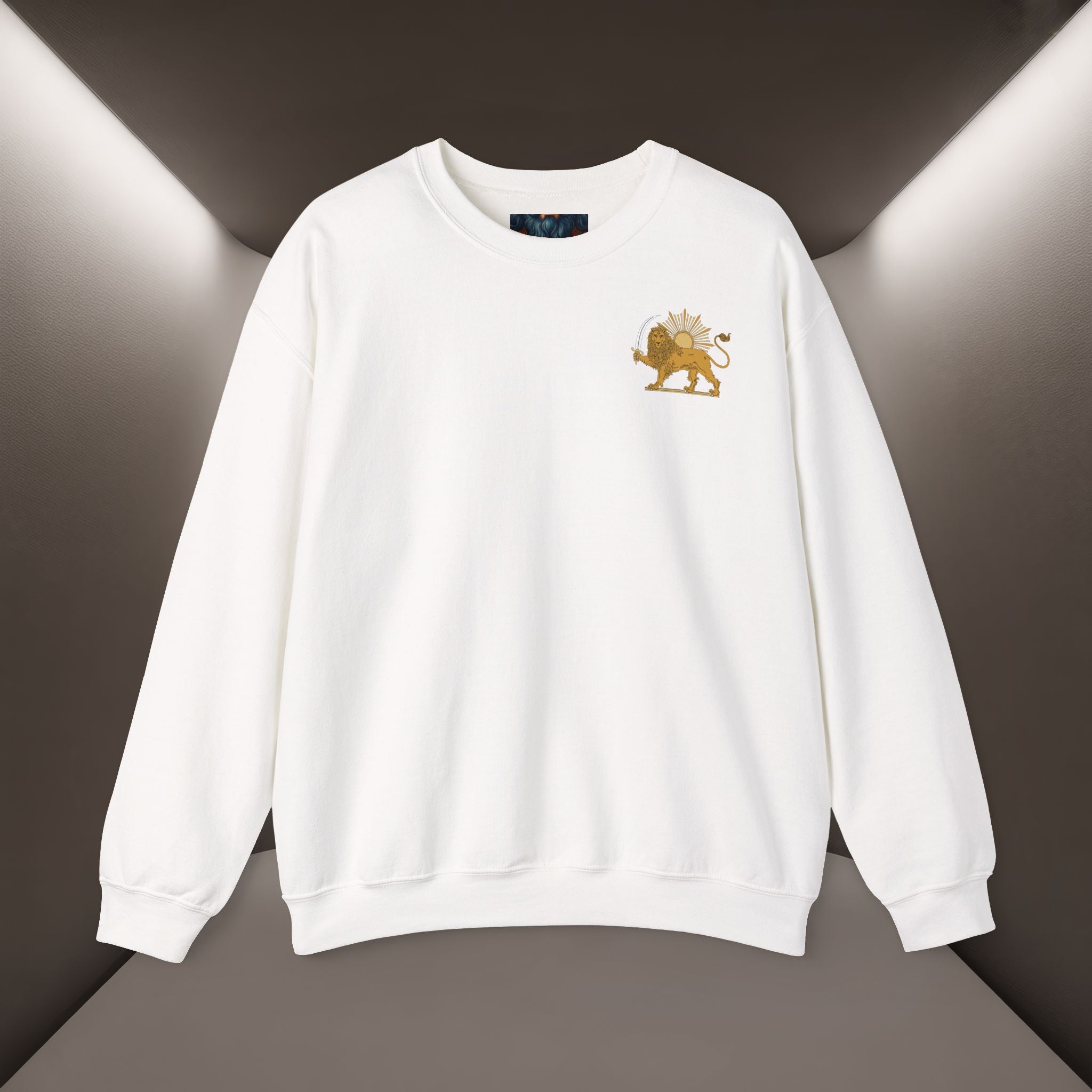 King Reza Vintage Playing Card Unisex Sweatshirt