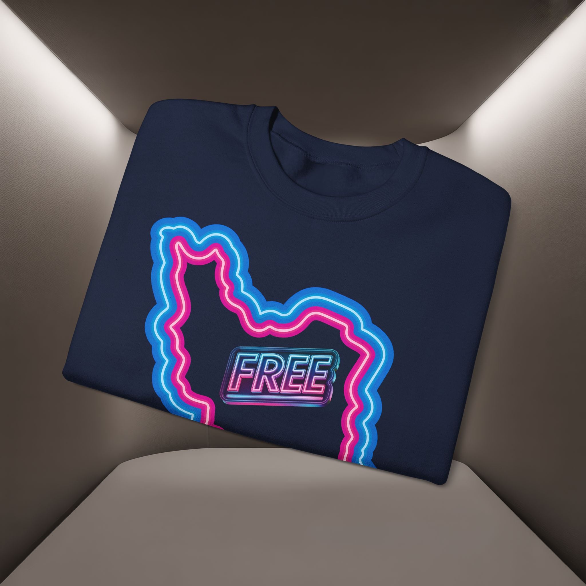 Free Iran Sweatshirt — Neon design - Premium Quality