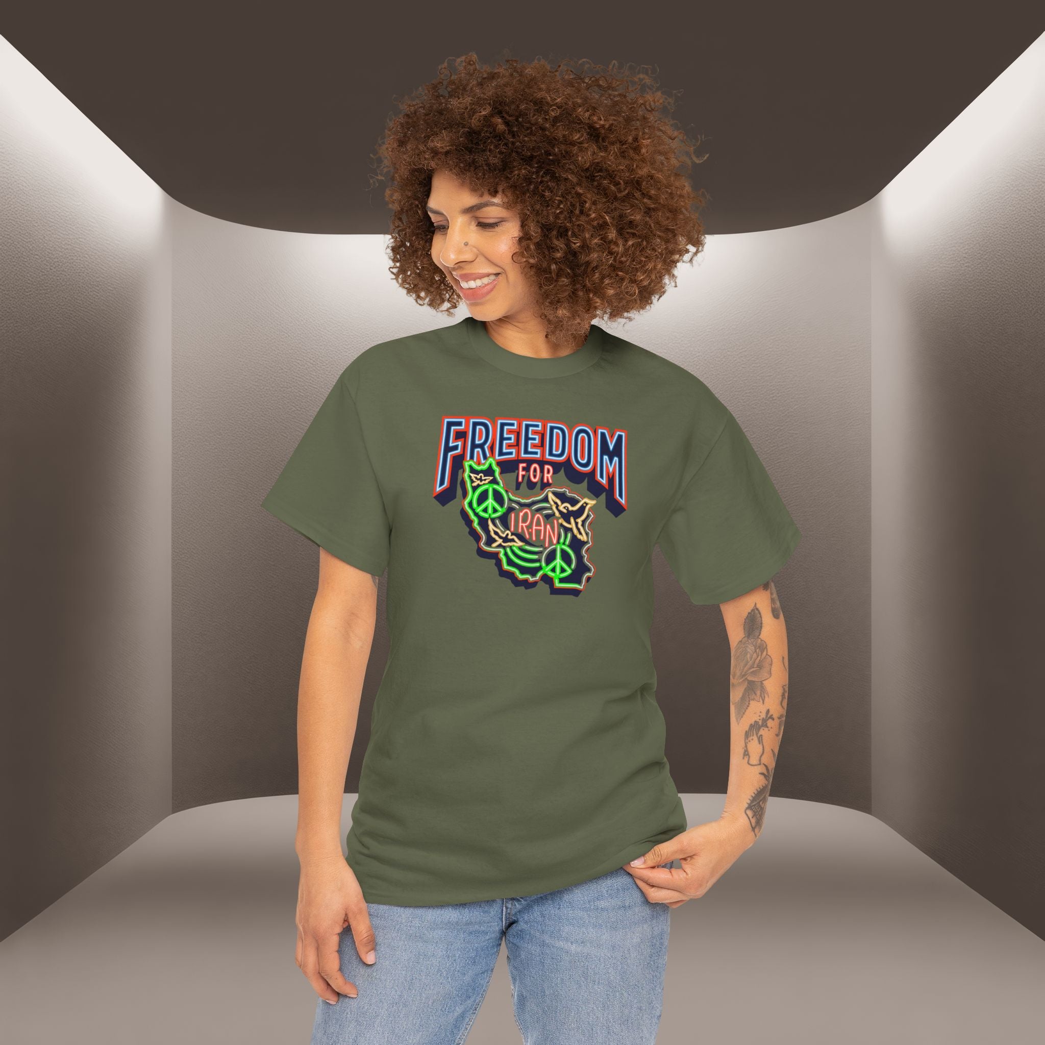 Freedom for Iran T‑Shirt — Unique design- Premium Quality Tee