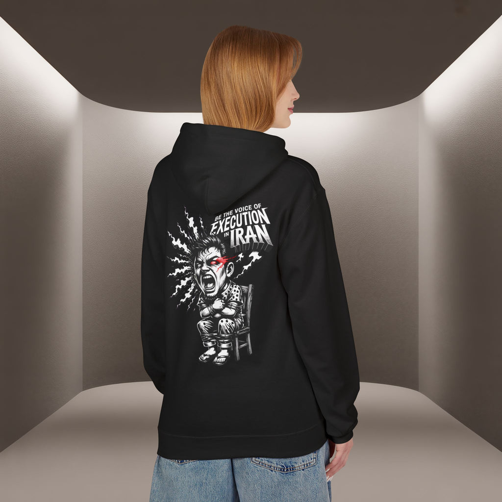 Be the Voice of execution in Iran Hoodie - 47 years Skull Hoodie