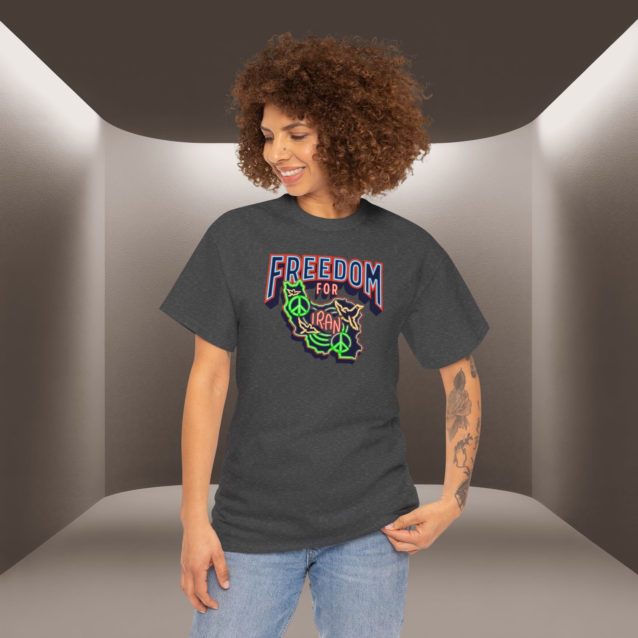 Freedom for Iran T‑Shirt — Unique design- Premium Quality Tee