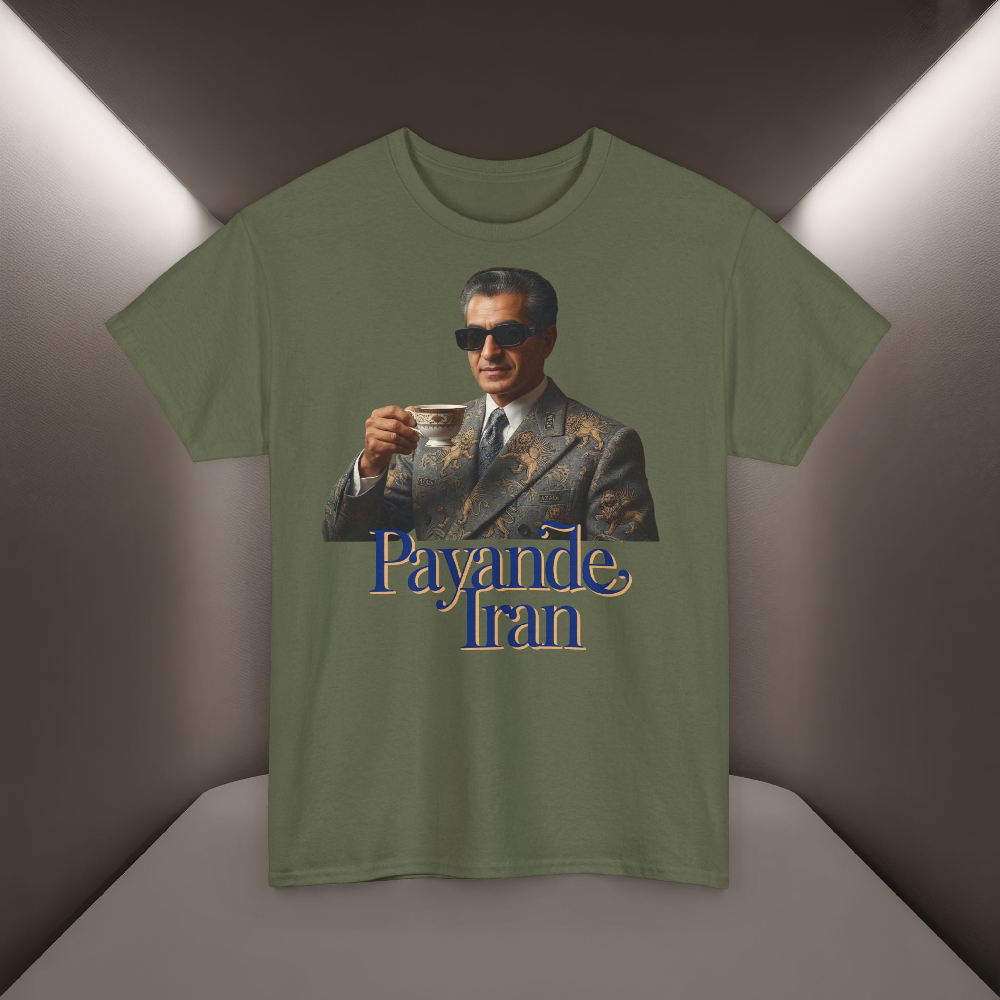 T-Shirt — "Payande Iran" Retro Style Tehran Nostalgia Tee