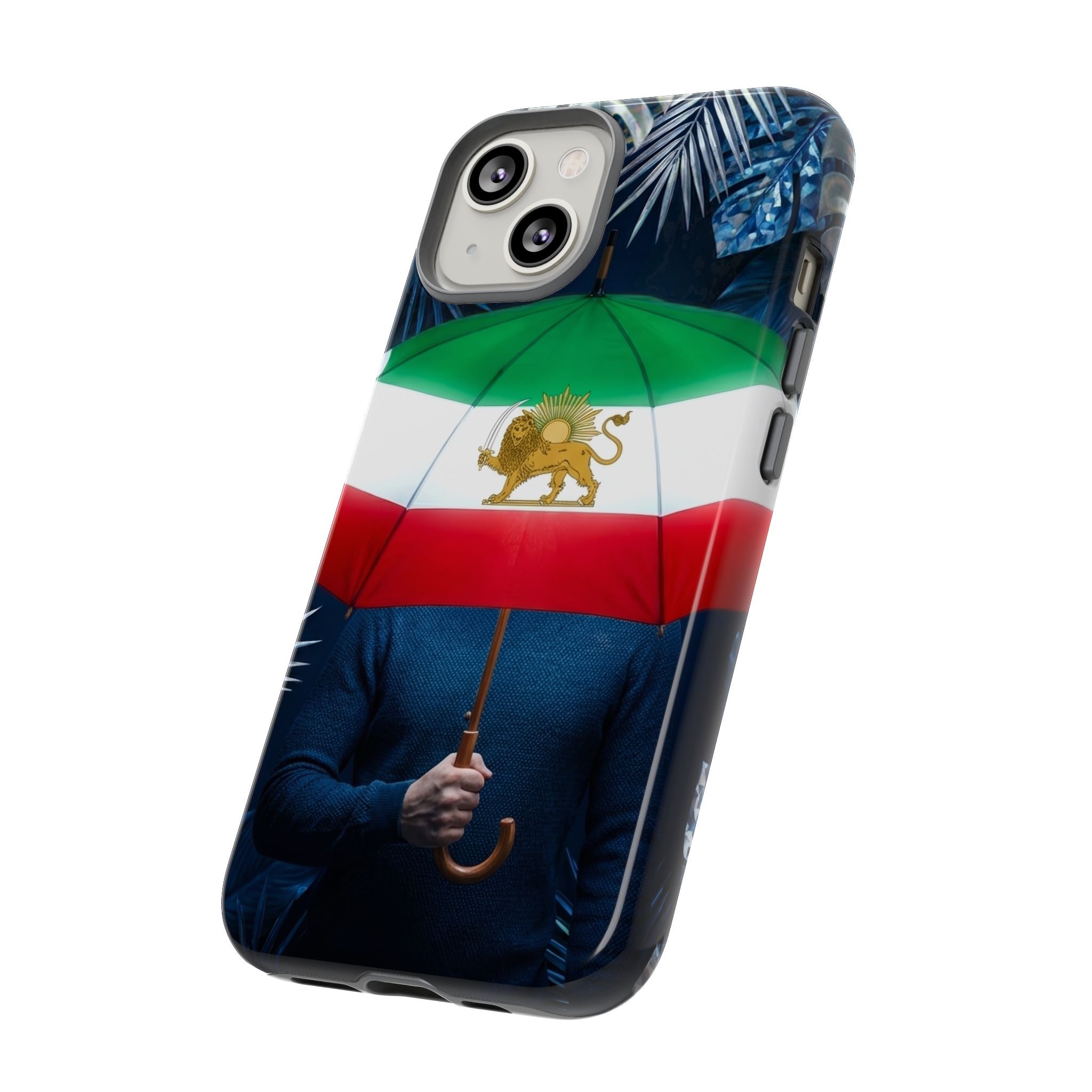 Iran Flag umbrella design phone Case