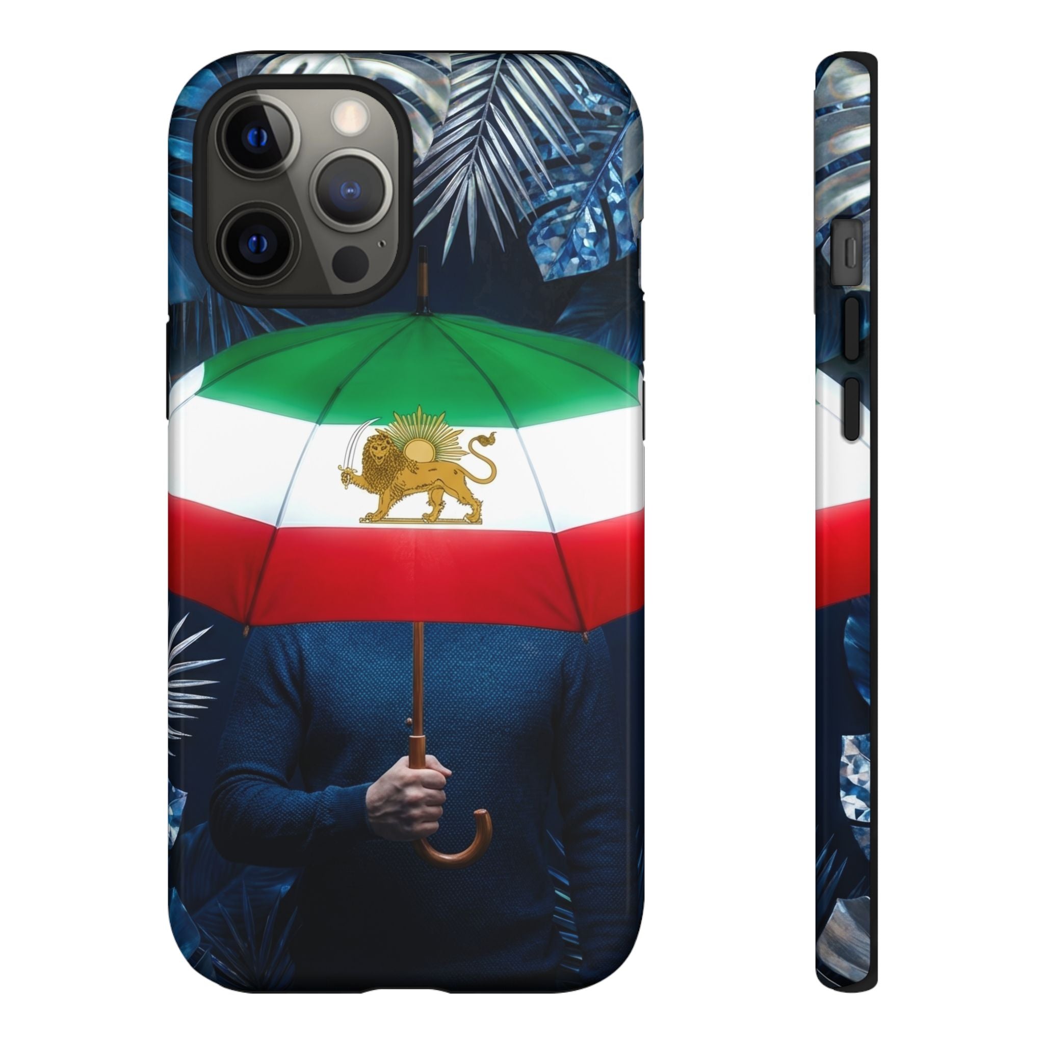 Iran Flag umbrella design phone Case